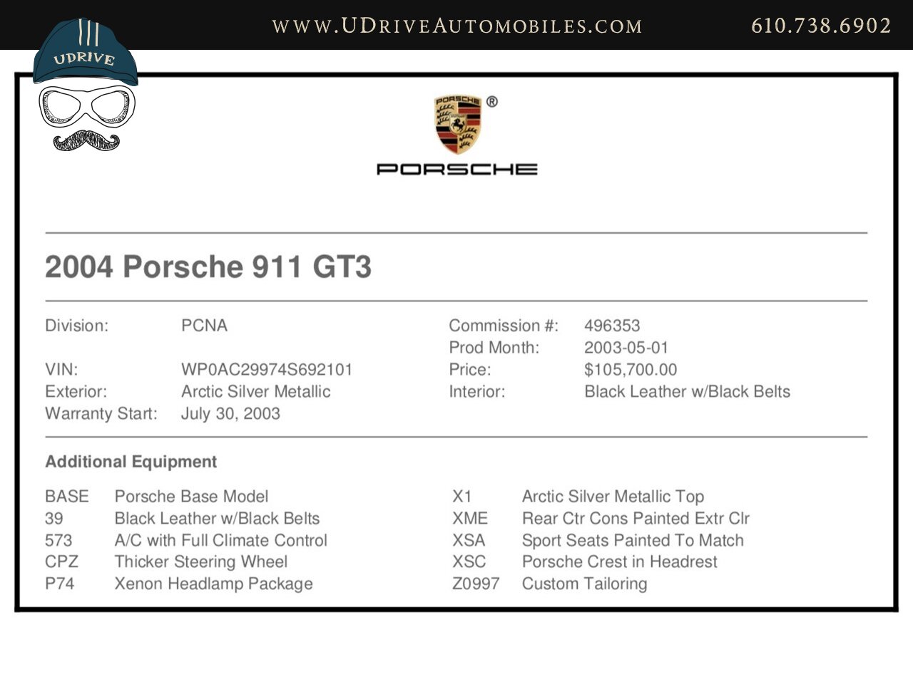 2004 Porsche 911 GT3  19k Miles Sport Seats Painted Hardbacks Thicker Wheel Xenon - Photo 2 - West Chester, PA 19382