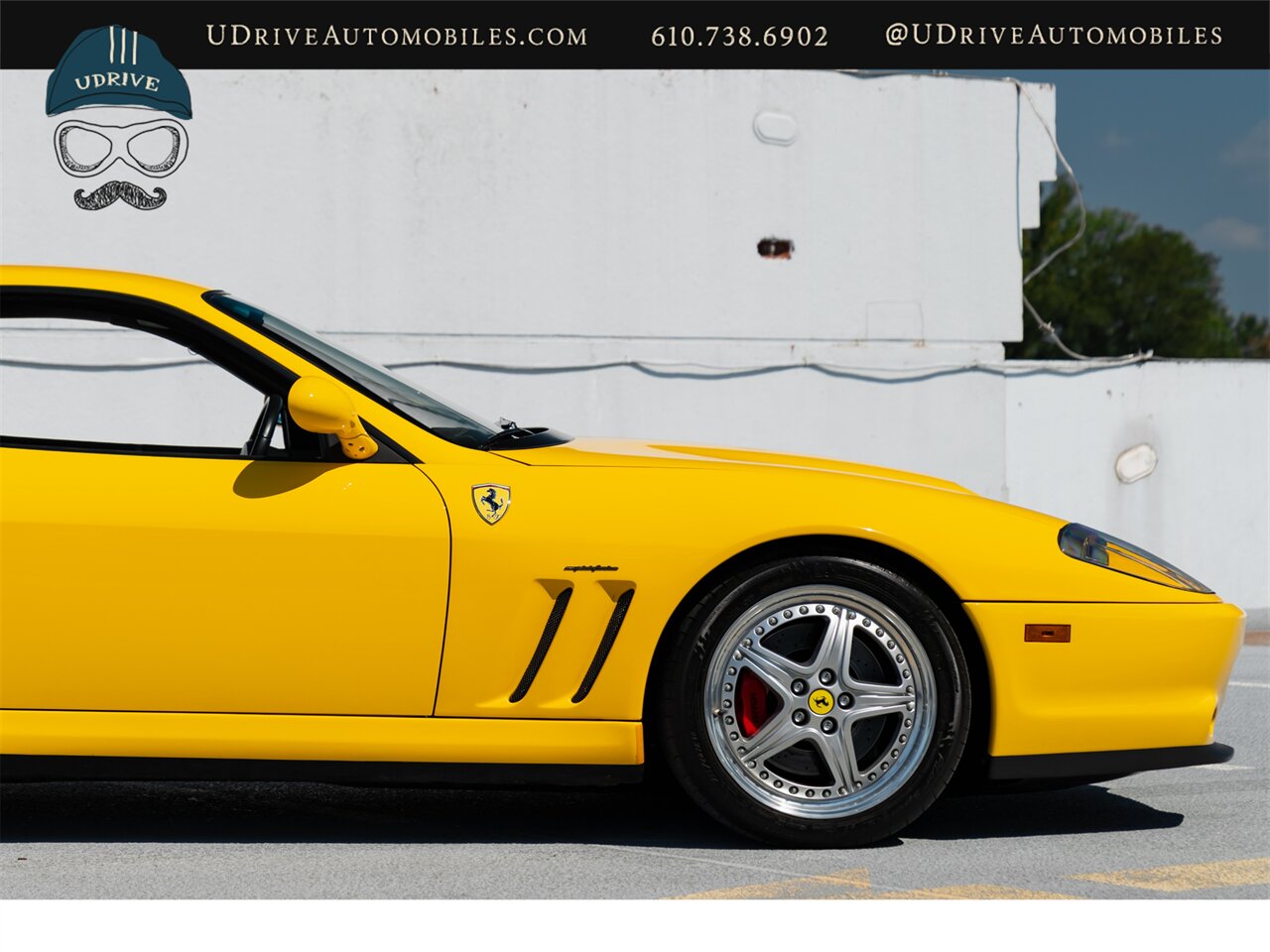 2001 Ferrari 550 Maranello  Fresh Major Service Modular Whls Daytona Seats Yellow Stitching Shields Service History Incredible Spec - Photo 16 - West Chester, PA 19382