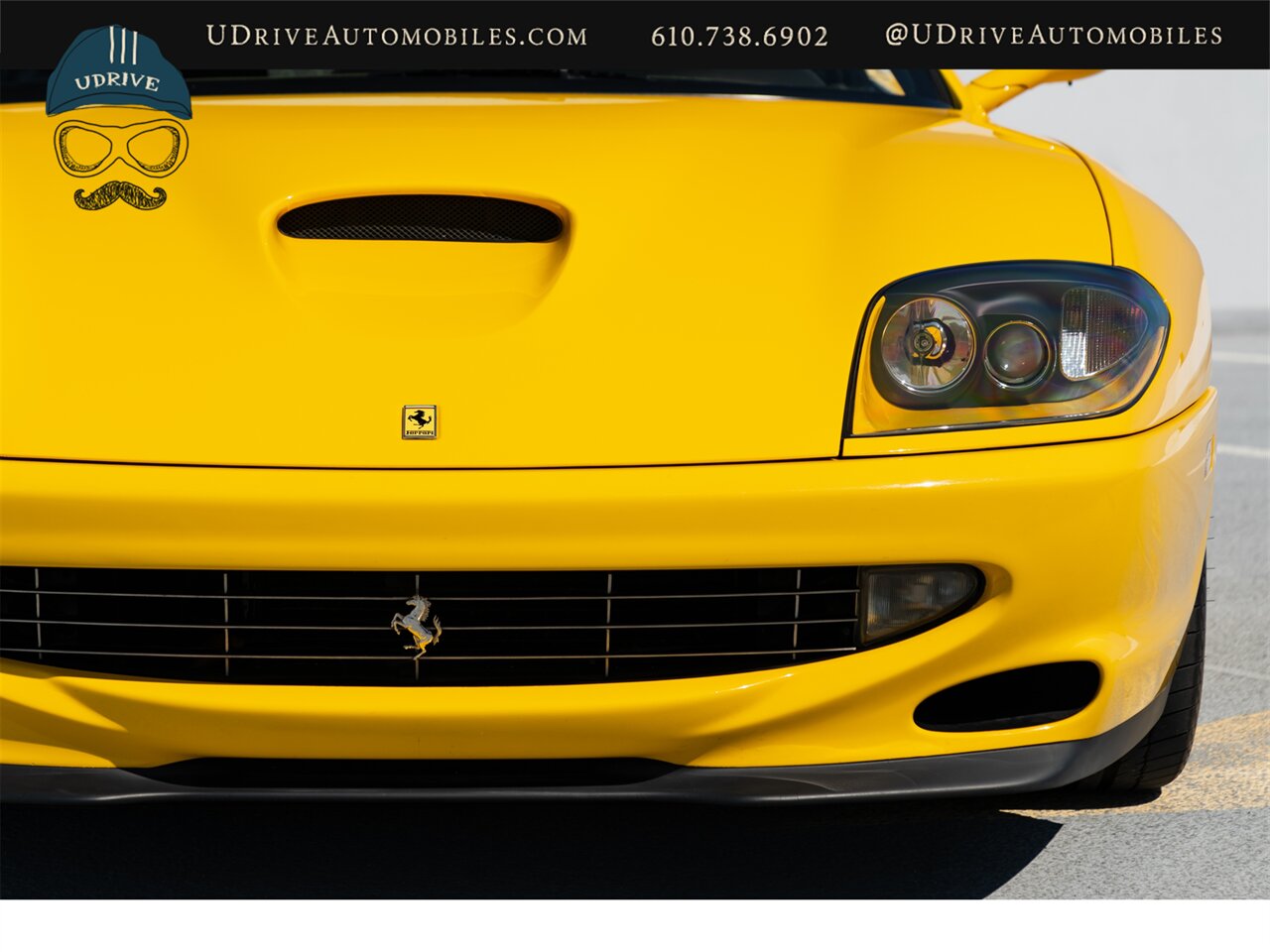 2001 Ferrari 550 Maranello  Fresh Major Service Modular Whls Daytona Seats Yellow Stitching Shields Service History Incredible Spec - Photo 12 - West Chester, PA 19382