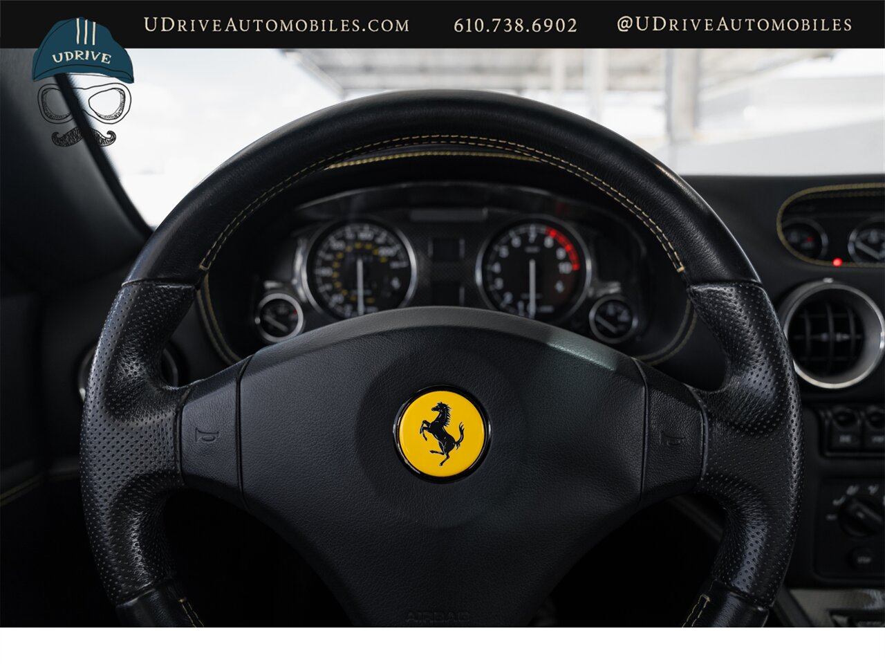 2001 Ferrari 550 Maranello  Fresh Major Service Modular Whls Daytona Seats Yellow Stitching Shields Service History Incredible Spec - Photo 35 - West Chester, PA 19382