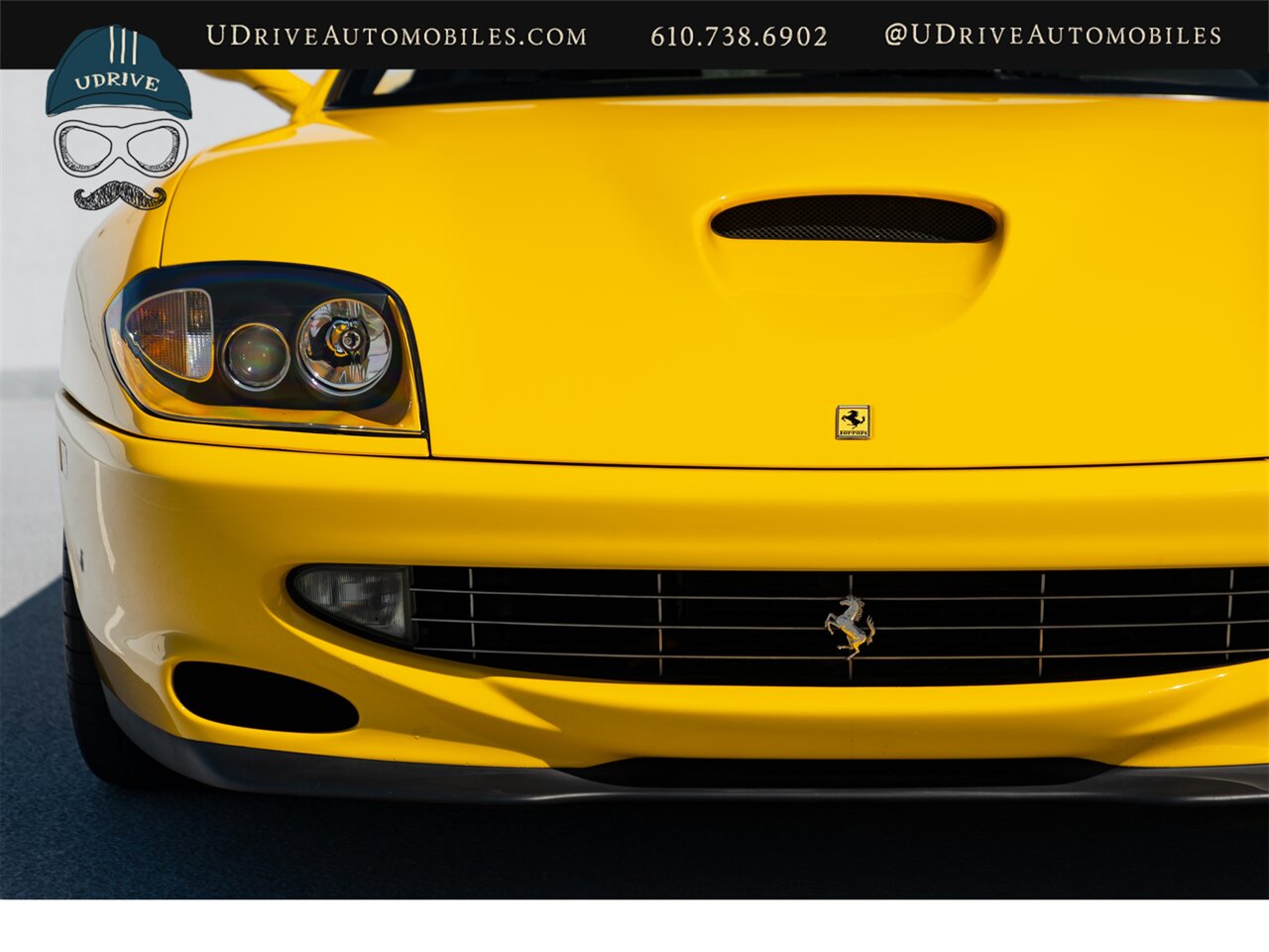 2001 Ferrari 550 Maranello  Fresh Major Service Modular Whls Daytona Seats Yellow Stitching Shields Service History Incredible Spec - Photo 14 - West Chester, PA 19382