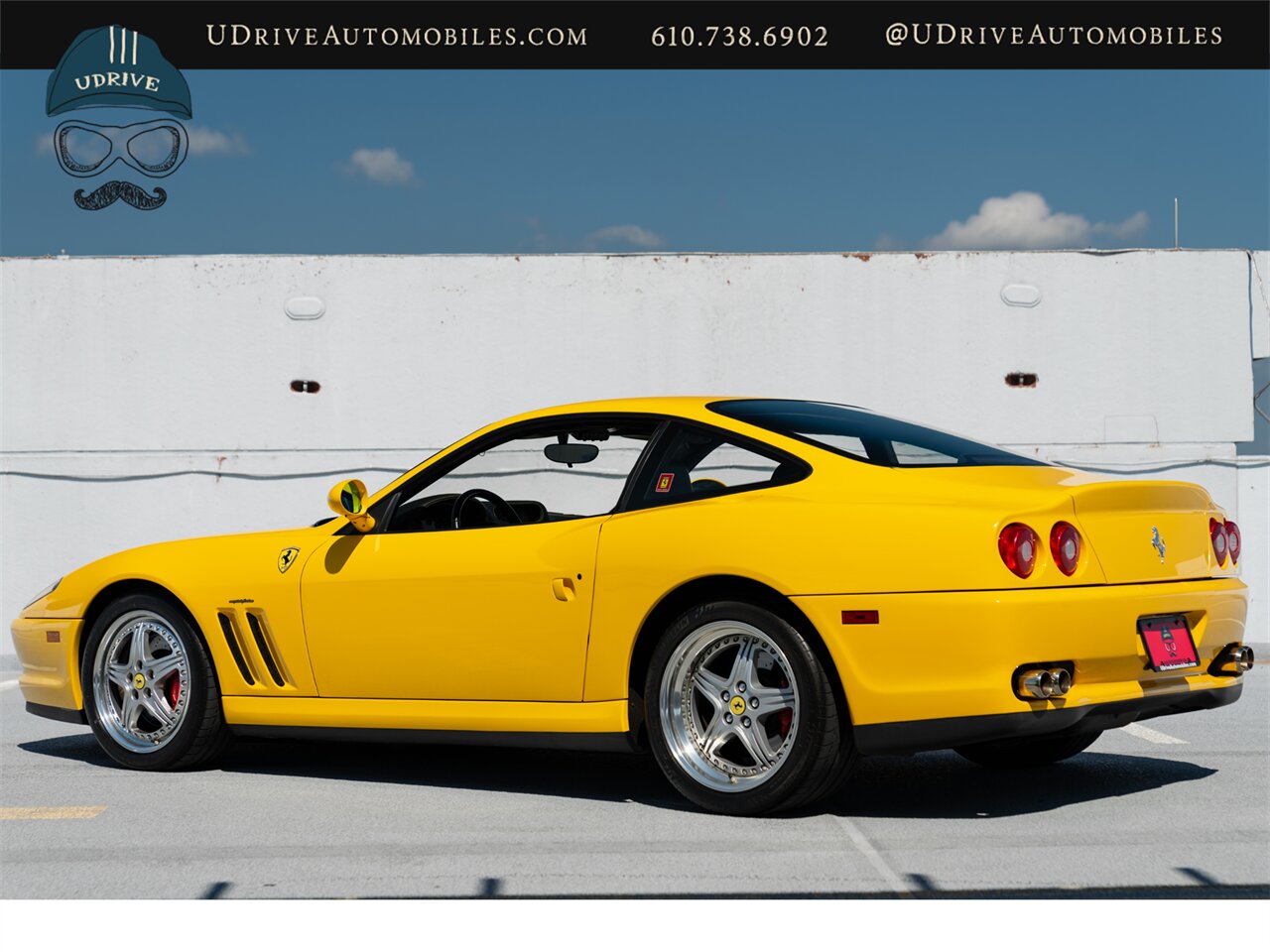 2001 Ferrari 550 Maranello  Fresh Major Service Modular Whls Daytona Seats Yellow Stitching Shields Service History Incredible Spec - Photo 23 - West Chester, PA 19382