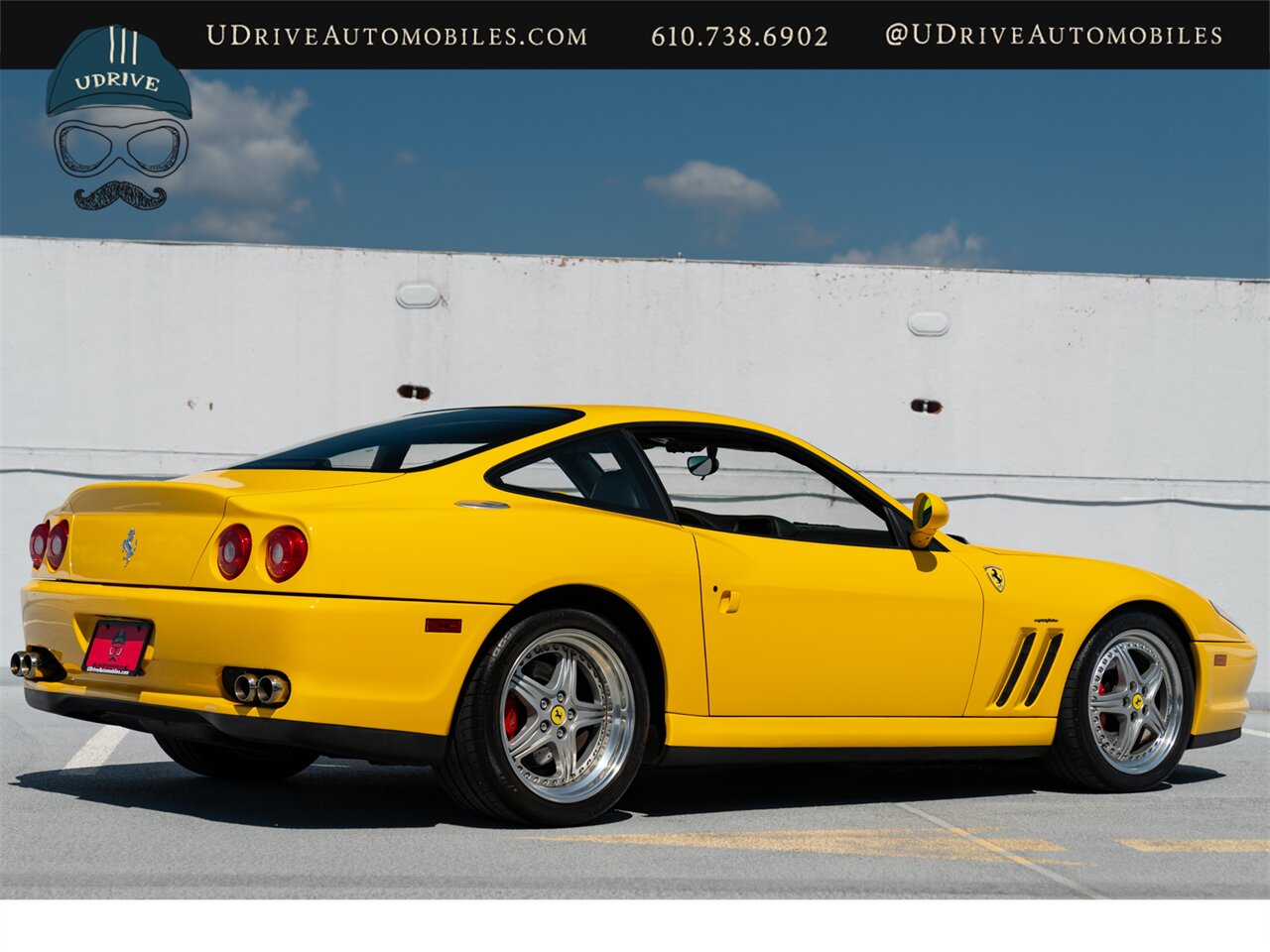 2001 Ferrari 550 Maranello  Fresh Major Service Modular Whls Daytona Seats Yellow Stitching Shields Service History Incredible Spec - Photo 19 - West Chester, PA 19382