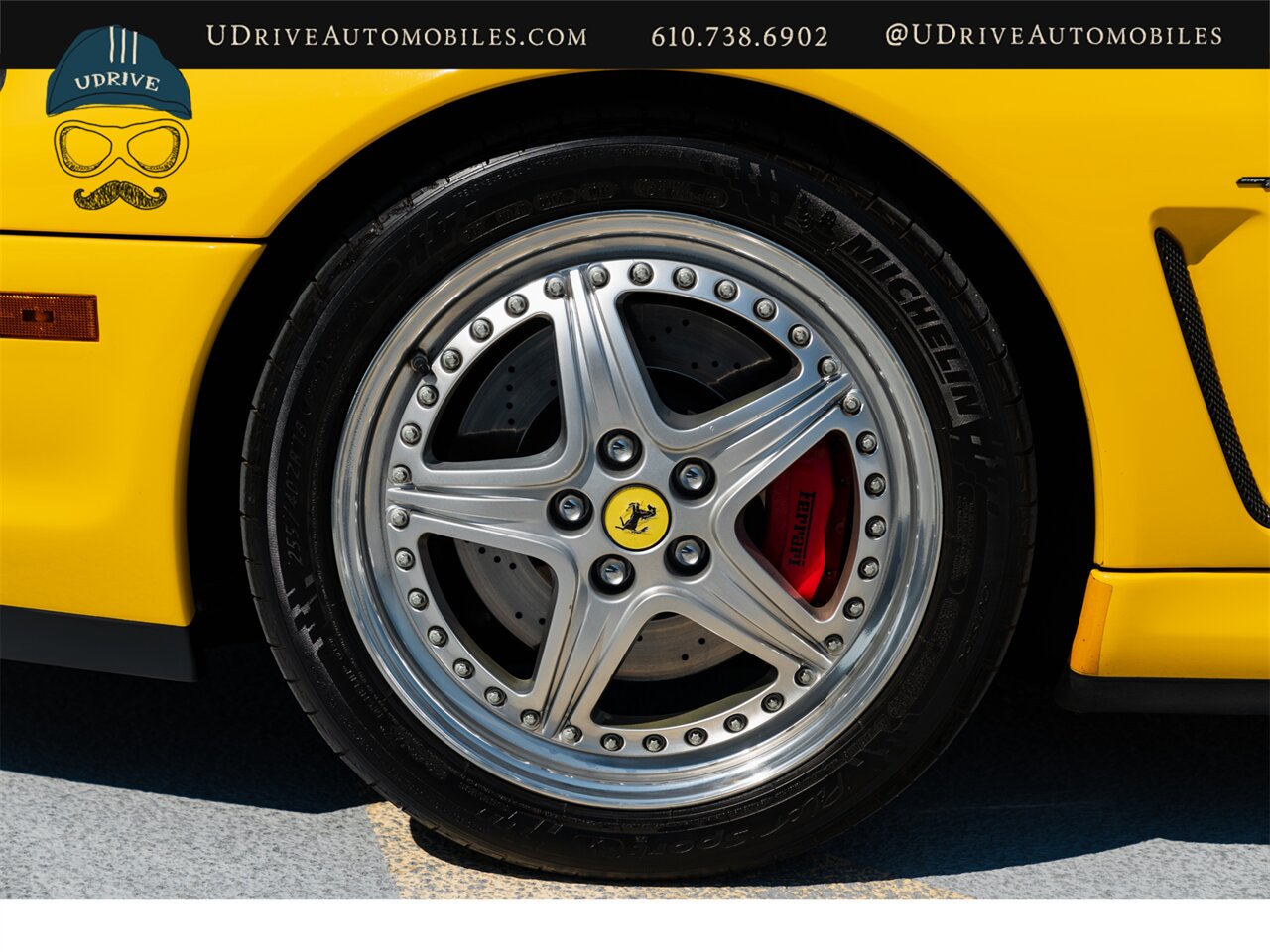 2001 Ferrari 550 Maranello  Fresh Major Service Modular Whls Daytona Seats Yellow Stitching Shields Service History Incredible Spec - Photo 70 - West Chester, PA 19382