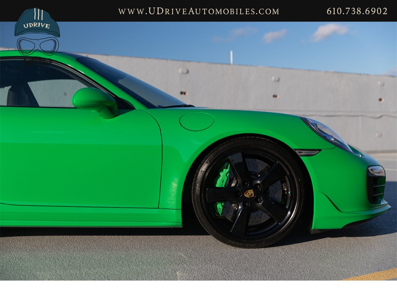 2016 Porsche 911 Turbo S PTS Viper Green Aerokit $203k MSRP  Painted Side Skirts Painted Grilles Wheels in Black - Photo 14 - West Chester, PA 19382