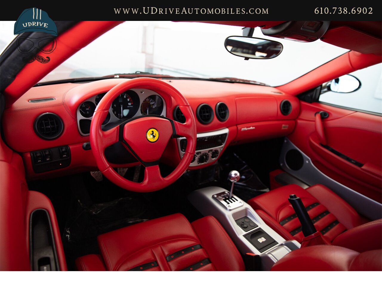 2004 Ferrari 360 Modena 6 Speed Manual Red Lthr Electric Daytona Seats  Modular Whls Lthr Rear Shelf Shields Serv Hist $173k MSRP - Photo 43 - West Chester, PA 19382