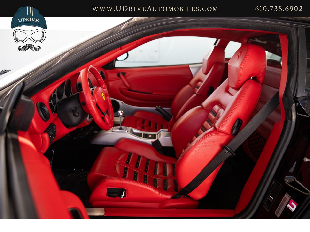 2004 Ferrari 360 Modena 6 Speed Manual Red Lthr Electric Daytona Seats  Modular Whls Lthr Rear Shelf Shields Serv Hist $173k MSRP - Photo 7 - West Chester, PA 19382