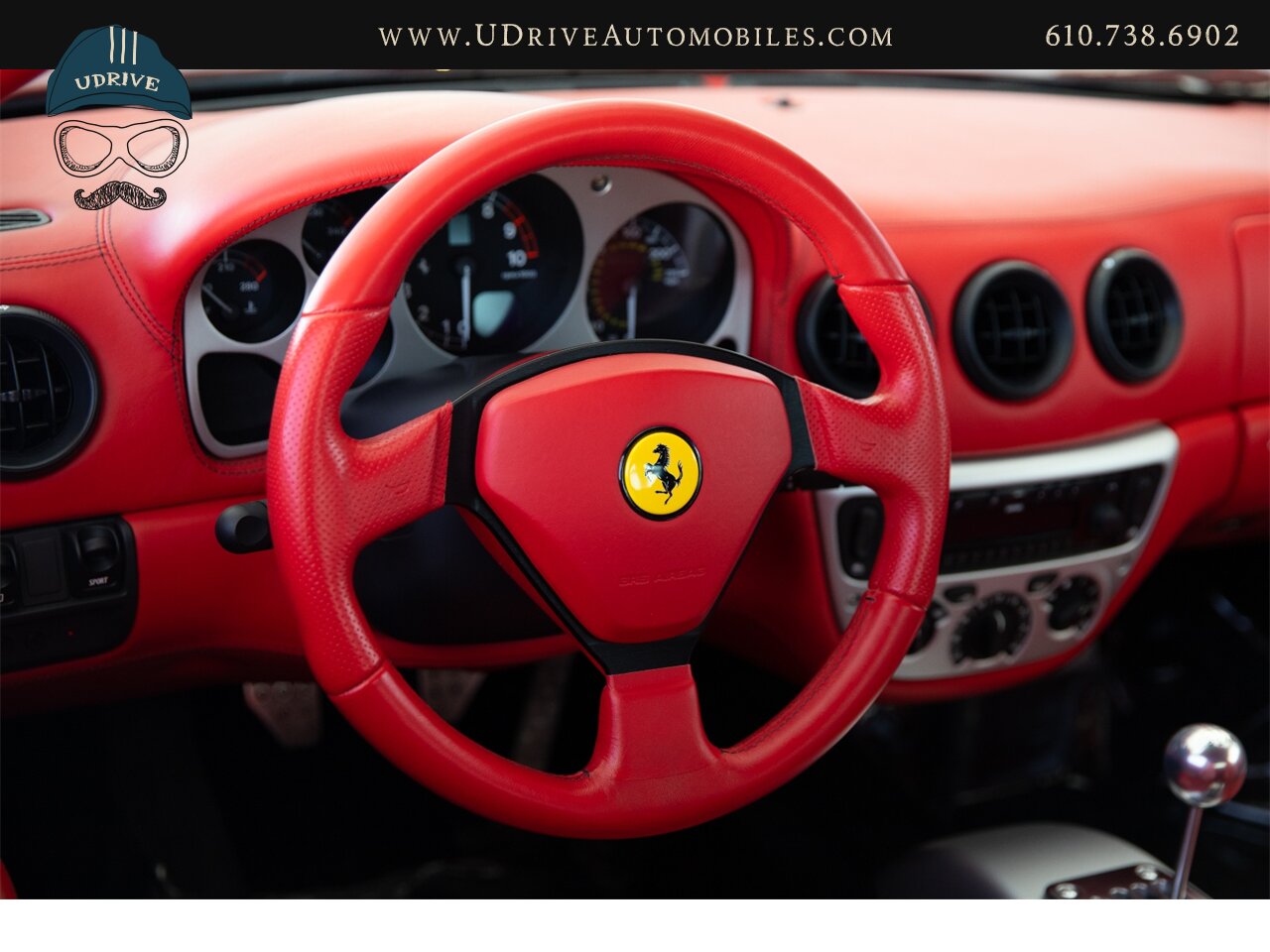 2004 Ferrari 360 Modena 6 Speed Manual Red Lthr Electric Daytona Seats  Modular Whls Lthr Rear Shelf Shields Serv Hist $173k MSRP - Photo 45 - West Chester, PA 19382