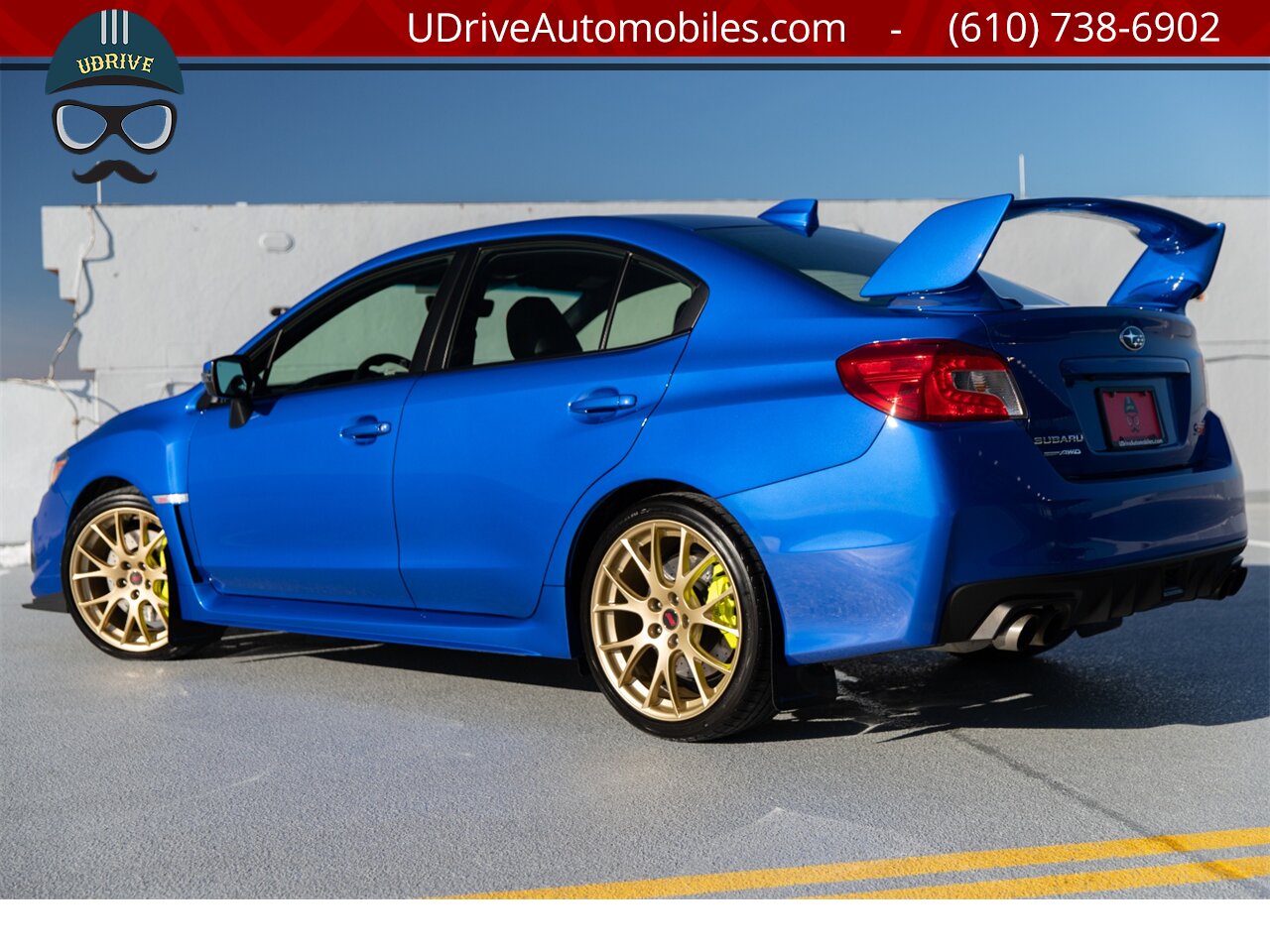 2019 Subaru WRX STI WR Blue Performance Pkg Recaro Seats 3k Miles  Type RA Gold Wheels Short Shift Better Than New - Photo 4 - West Chester, PA 19382