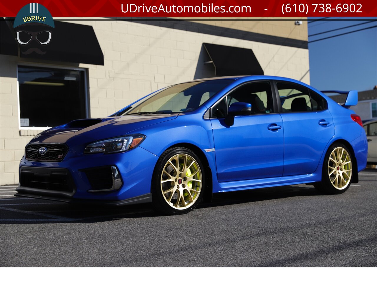 2019 Subaru WRX STI WR Blue Performance Pkg Recaro Seats 3k Miles  Type RA Gold Wheels Short Shift Better Than New - Photo 8 - West Chester, PA 19382