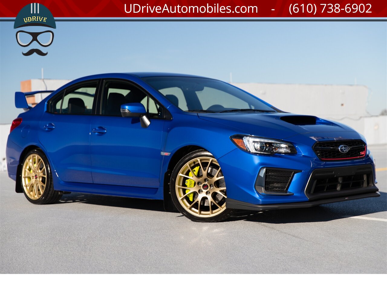 2019 Subaru WRX STI WR Blue Performance Pkg Recaro Seats 3k Miles  Type RA Gold Wheels Short Shift Better Than New - Photo 3 - West Chester, PA 19382