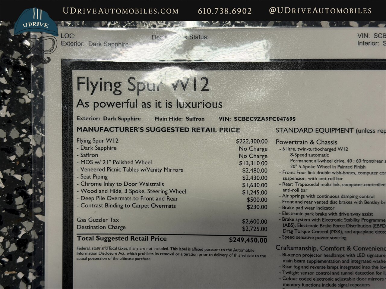 2015 Bentley Flying Spur W12 LIVE ON BRING A TRAILER - Photo 79 - West Chester, PA 19382