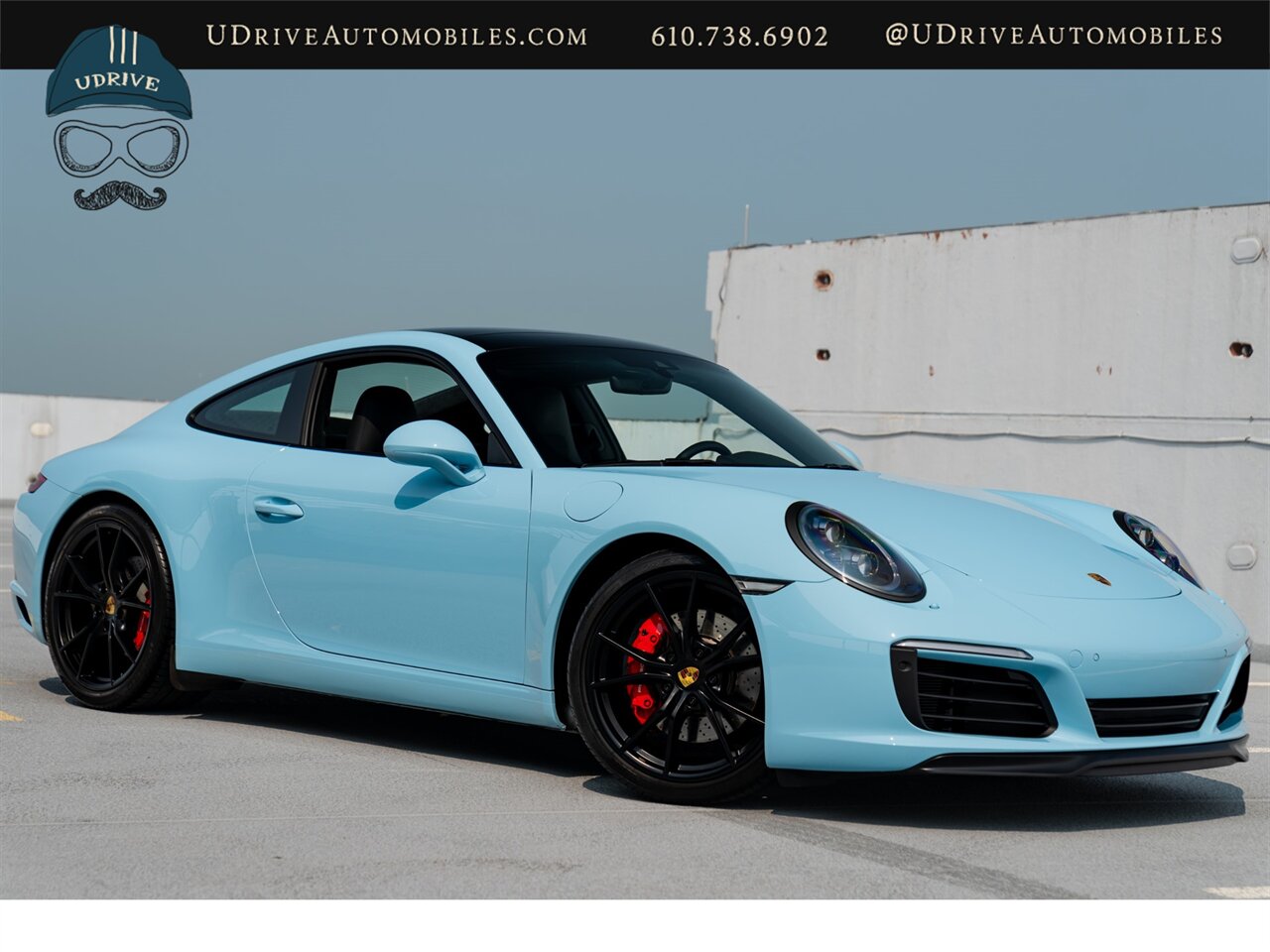 2017 Porsche 911 Carrera S  PTS Gulf Blue 7 Speed Manual 7k Miles Sport Pkg Prem Pkg Adap Sport Seats High Spec - Photo 4 - West Chester, PA 19382