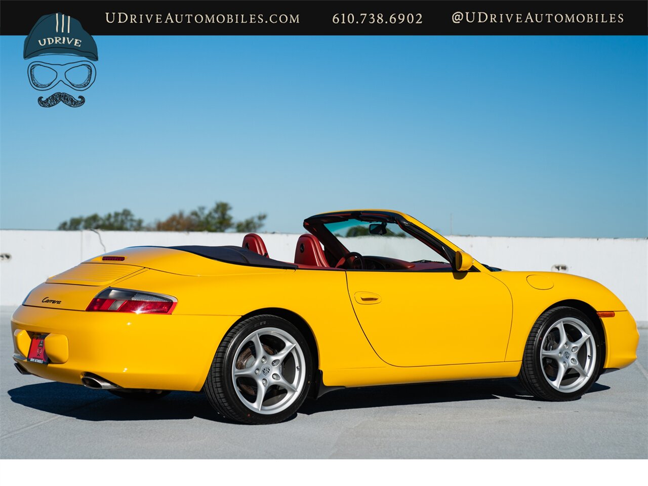 2002 Porsche 911 Carrera  Cabriolet 1 of a Kind 6 Spd Spt Seats Speed Yellow over Special Lthr Carrera Red Metropol Blue Top Adv Technic Pkg Adv Design Pkg - Photo 22 - West Chester, PA 19382