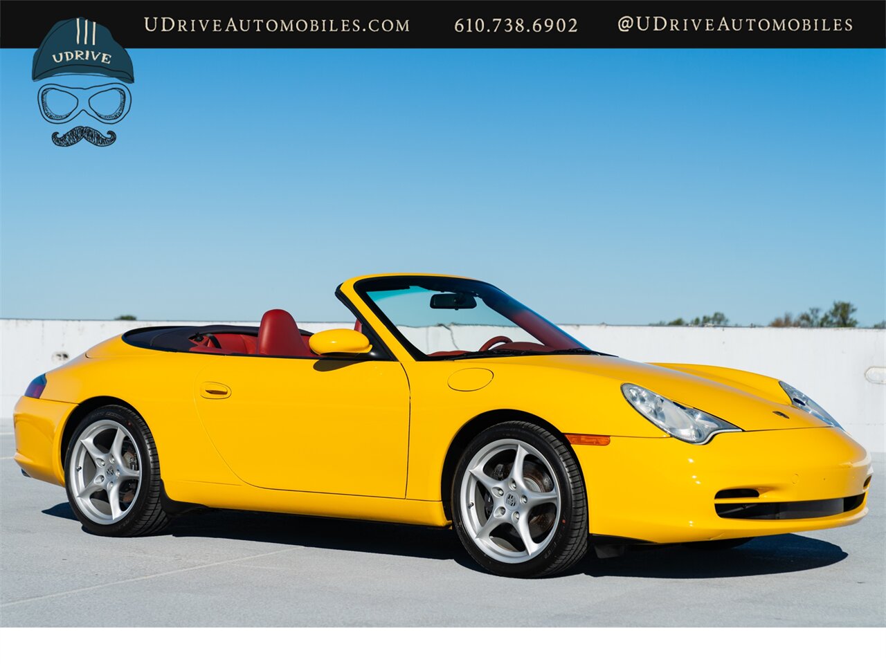 2002 Porsche 911 Carrera  Cabriolet 1 of a Kind 6 Spd Spt Seats Speed Yellow over Special Lthr Carrera Red Metropol Blue Top Adv Technic Pkg Adv Design Pkg - Photo 18 - West Chester, PA 19382