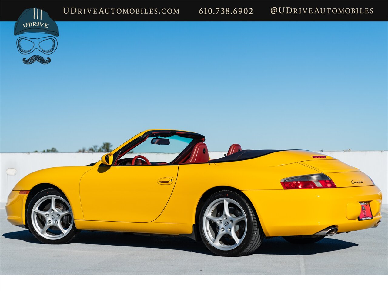 2002 Porsche 911 Carrera  Cabriolet 1 of a Kind 6 Spd Spt Seats Speed Yellow over Special Lthr Carrera Red Metropol Blue Top Adv Technic Pkg Adv Design Pkg - Photo 5 - West Chester, PA 19382