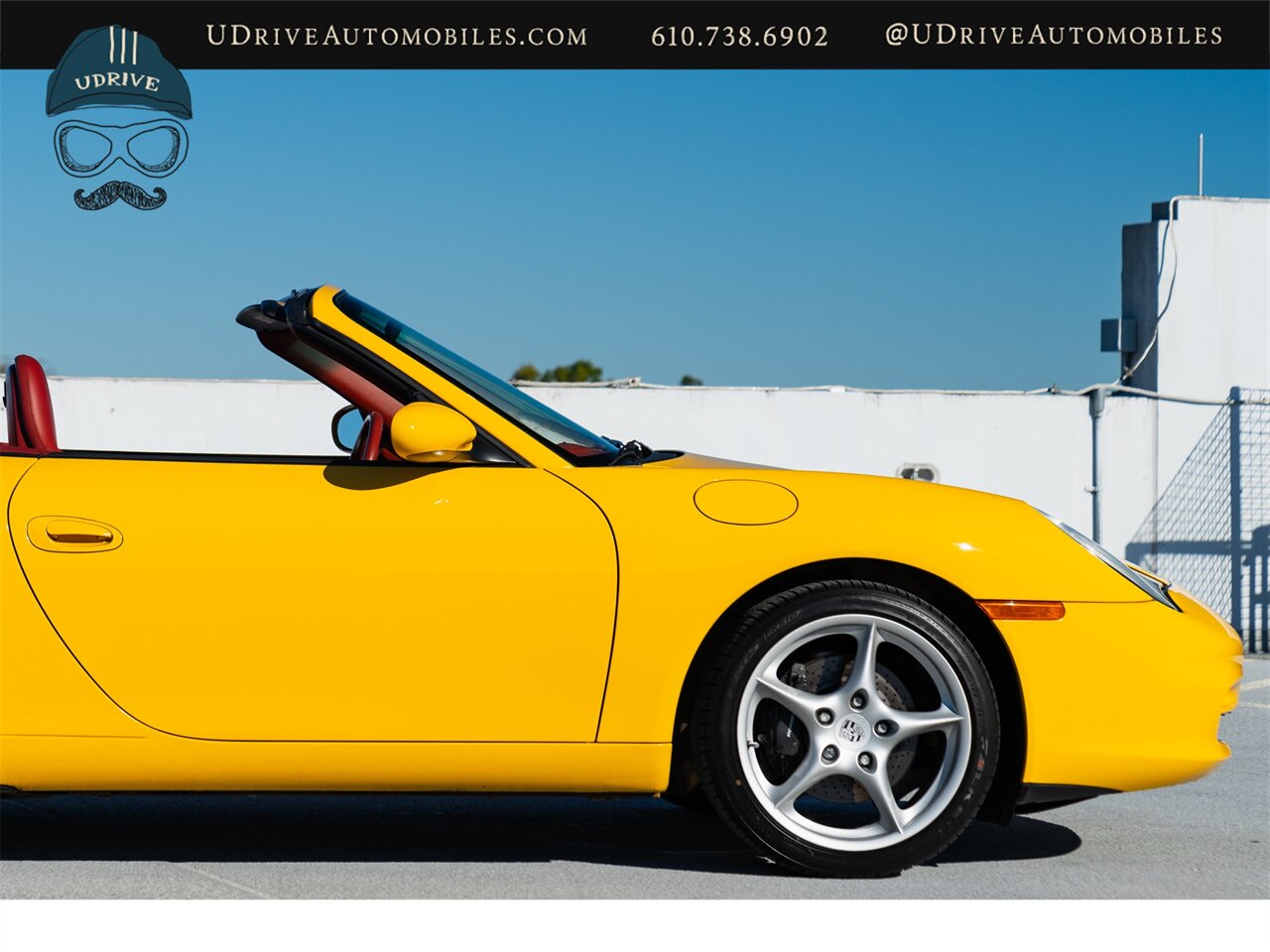 2002 Porsche 911 Carrera  Cabriolet 1 of a Kind 6 Spd Spt Seats Speed Yellow over Special Lthr Carrera Red Metropol Blue Top Adv Technic Pkg Adv Design Pkg - Photo 19 - West Chester, PA 19382