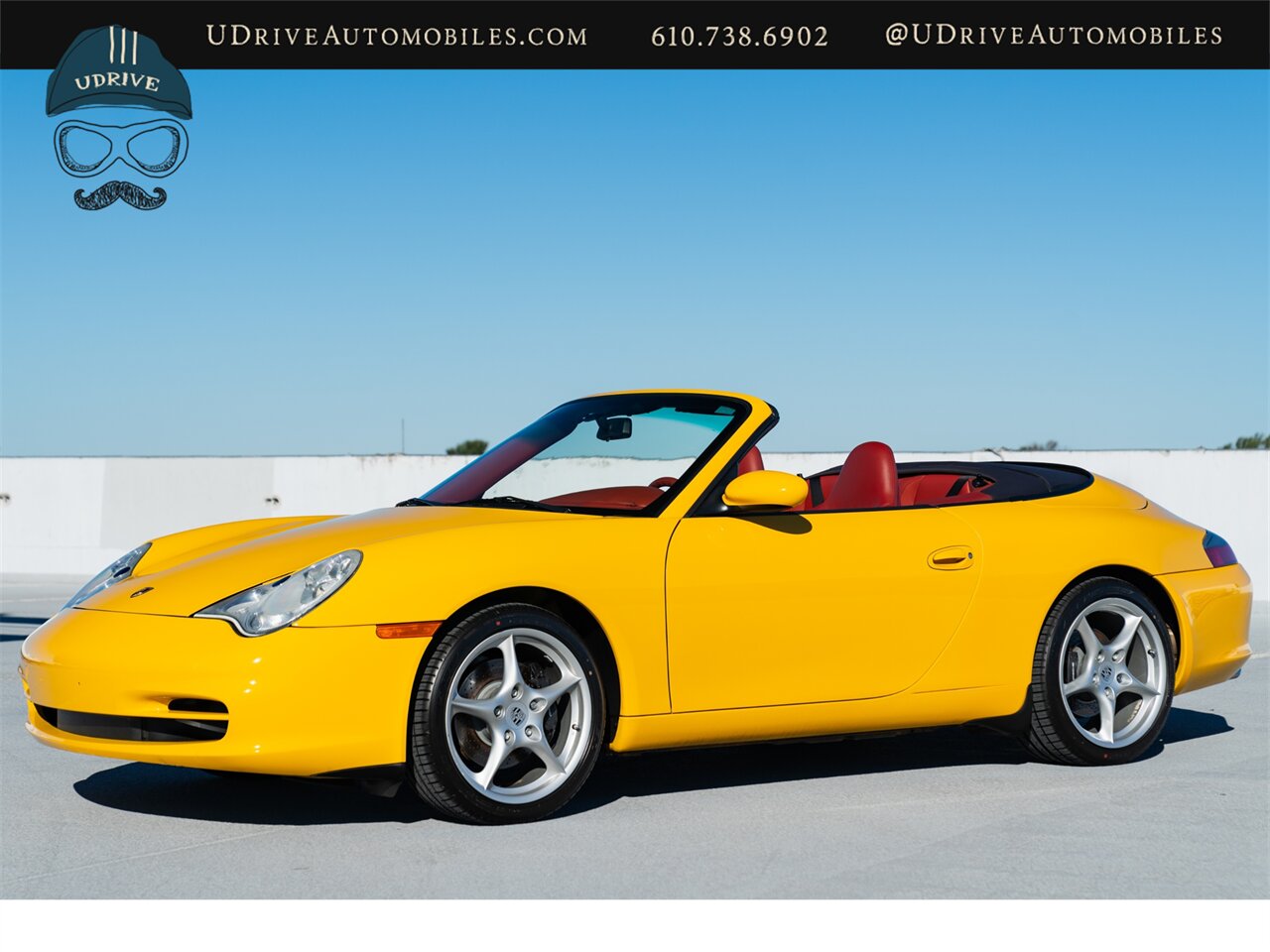 2002 Porsche 911 Carrera  Cabriolet 1 of a Kind 6 Spd Spt Seats Speed Yellow over Special Lthr Carrera Red Metropol Blue Top Adv Technic Pkg Adv Design Pkg - Photo 13 - West Chester, PA 19382