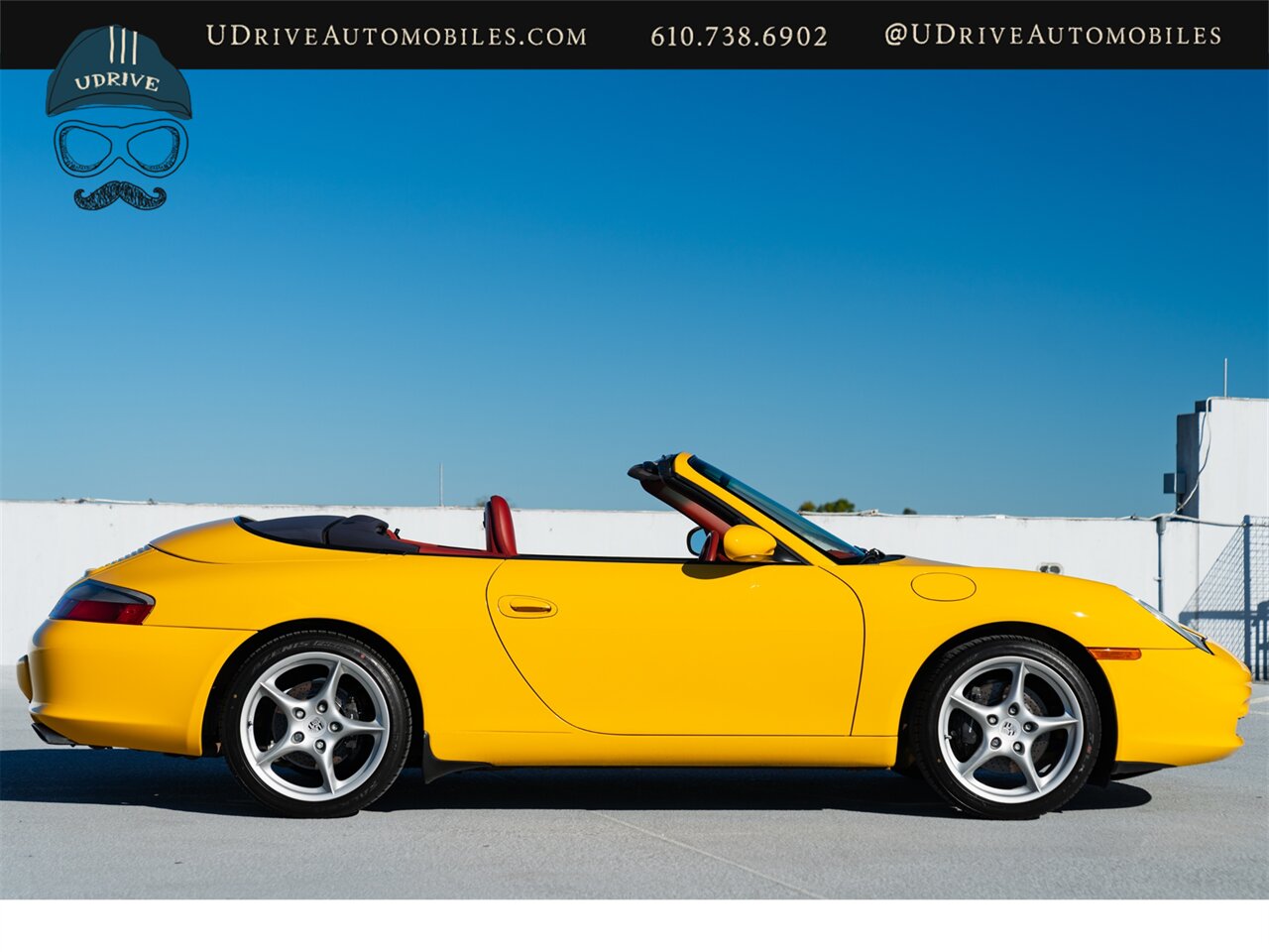2002 Porsche 911 Carrera  Cabriolet 1 of a Kind 6 Spd Spt Seats Speed Yellow over Special Lthr Carrera Red Metropol Blue Top Adv Technic Pkg Adv Design Pkg - Photo 20 - West Chester, PA 19382
