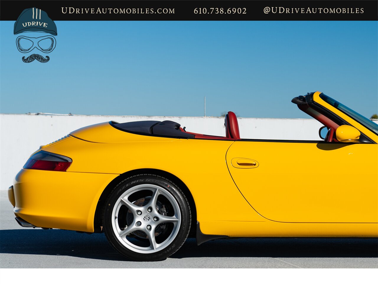 2002 Porsche 911 Carrera  Cabriolet 1 of a Kind 6 Spd Spt Seats Speed Yellow over Special Lthr Carrera Red Metropol Blue Top Adv Technic Pkg Adv Design Pkg - Photo 21 - West Chester, PA 19382
