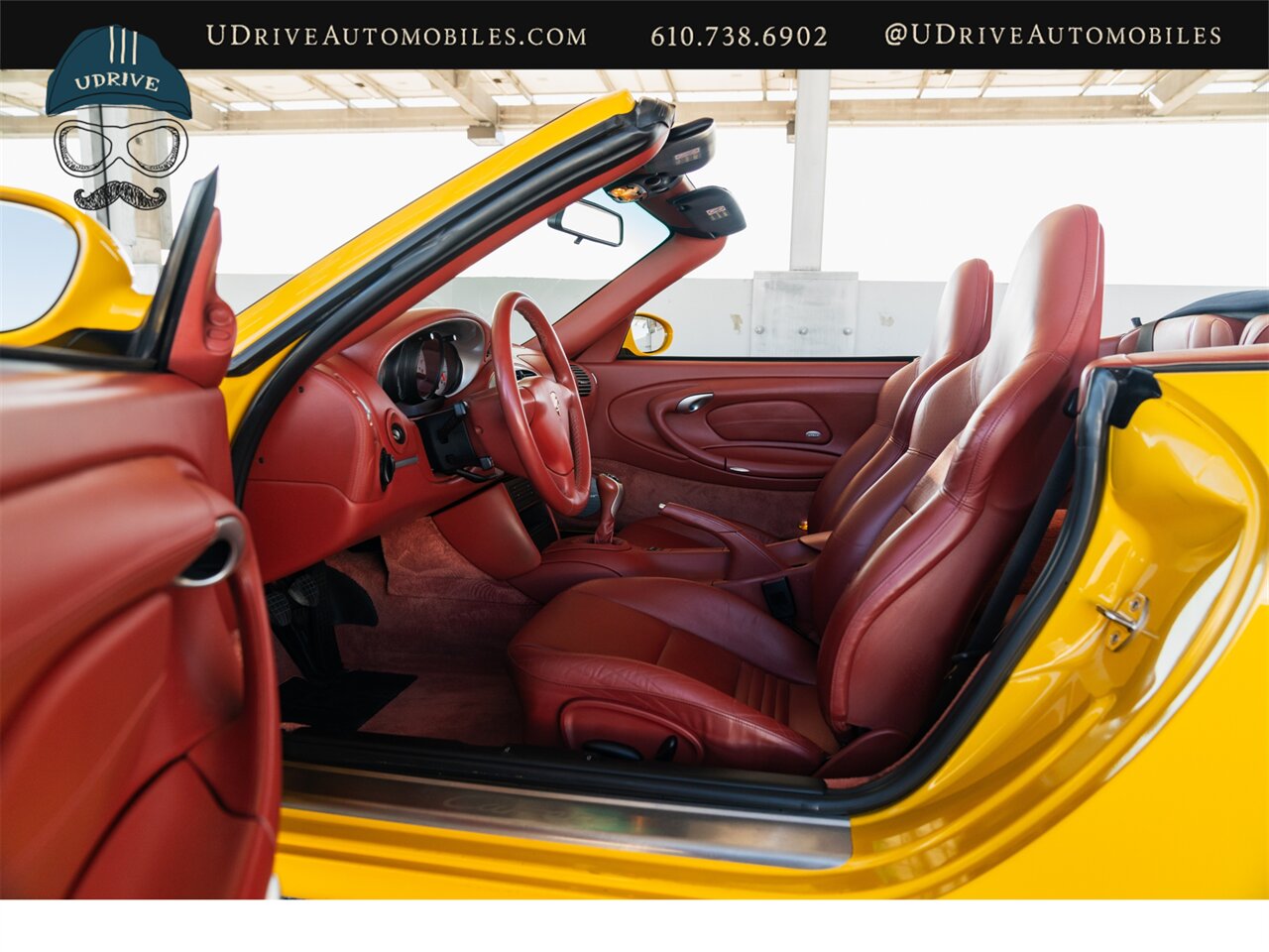 2002 Porsche 911 Carrera  Cabriolet 1 of a Kind 6 Spd Spt Seats Speed Yellow over Special Lthr Carrera Red Metropol Blue Top Adv Technic Pkg Adv Design Pkg - Photo 31 - West Chester, PA 19382
