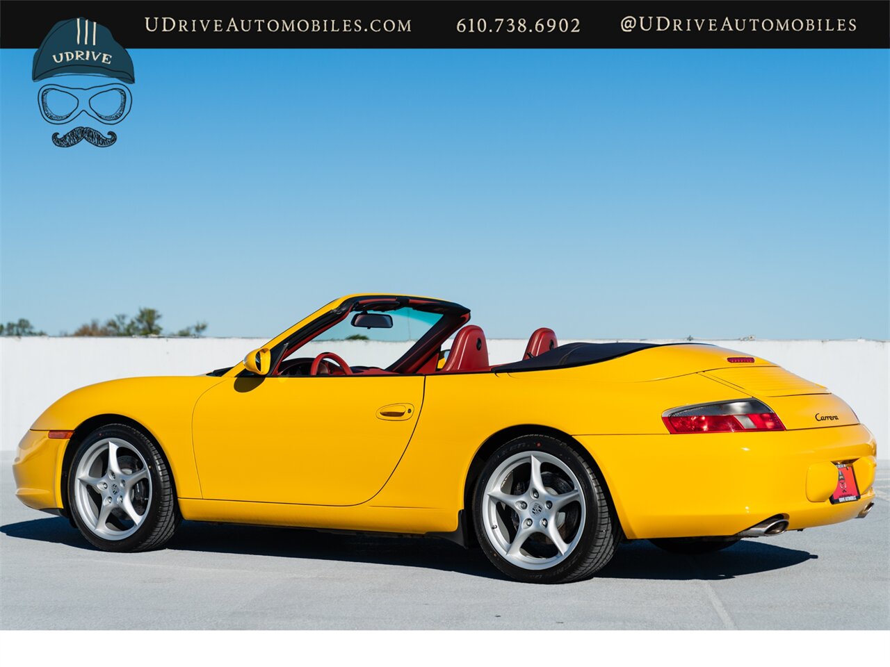 2002 Porsche 911 Carrera  Cabriolet 1 of a Kind 6 Spd Spt Seats Speed Yellow over Special Lthr Carrera Red Metropol Blue Top Adv Technic Pkg Adv Design Pkg - Photo 26 - West Chester, PA 19382
