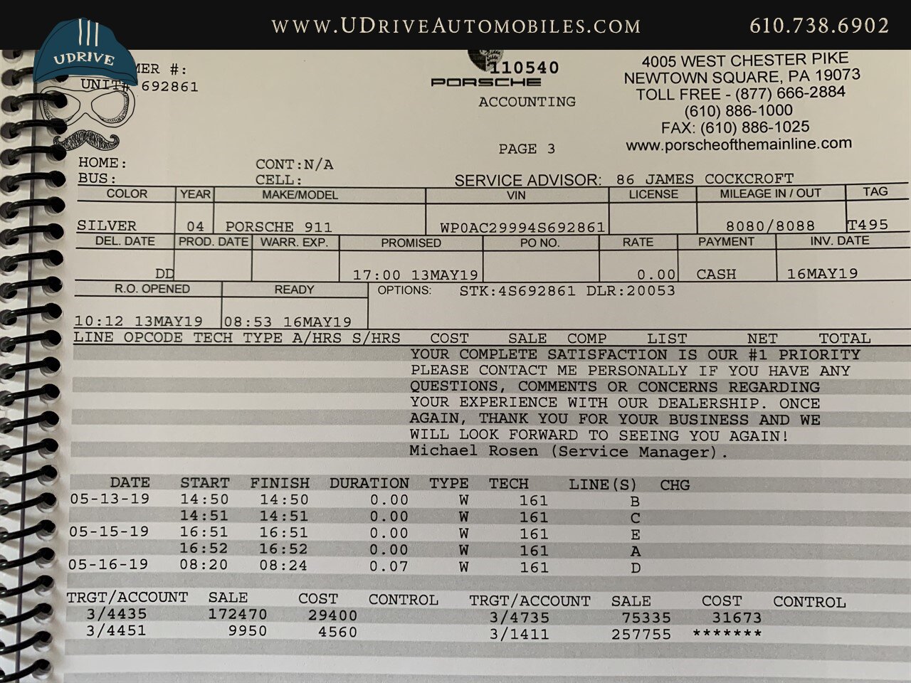 2004 Porsche 911 GT3 8k Miles 1 Owner Recent Major Service   - Photo 53 - West Chester, PA 19382