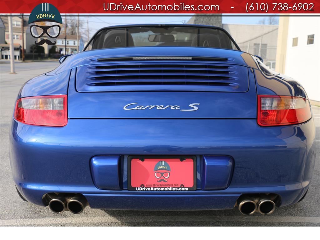 2006 Porsche 911 997 S Cabriolet 6 Speed Blue Top Sport Chrono   - Photo 13 - West Chester, PA 19382