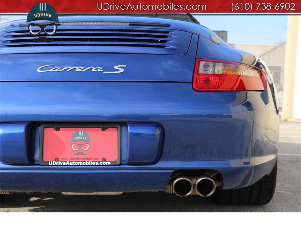 2006 Porsche 911 997 S Cabriolet 6 Speed Blue Top Sport Chrono   - Photo 12 - West Chester, PA 19382