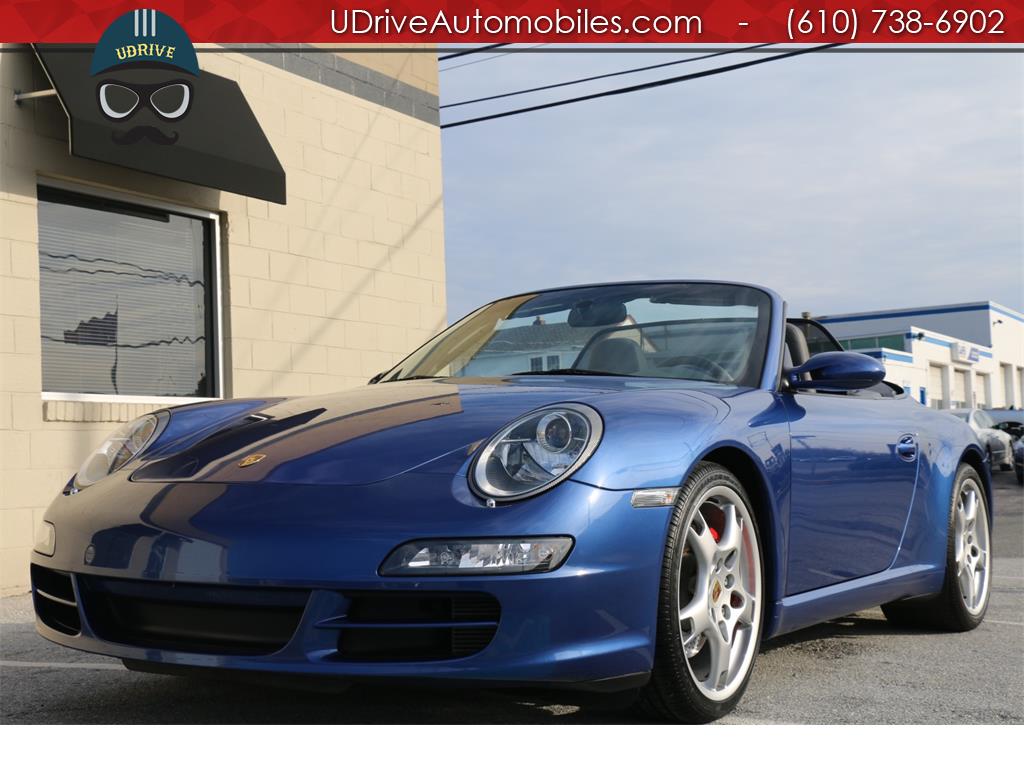 2006 Porsche 911 997 S Cabriolet 6 Speed Blue Top Sport Chrono   - Photo 4 - West Chester, PA 19382