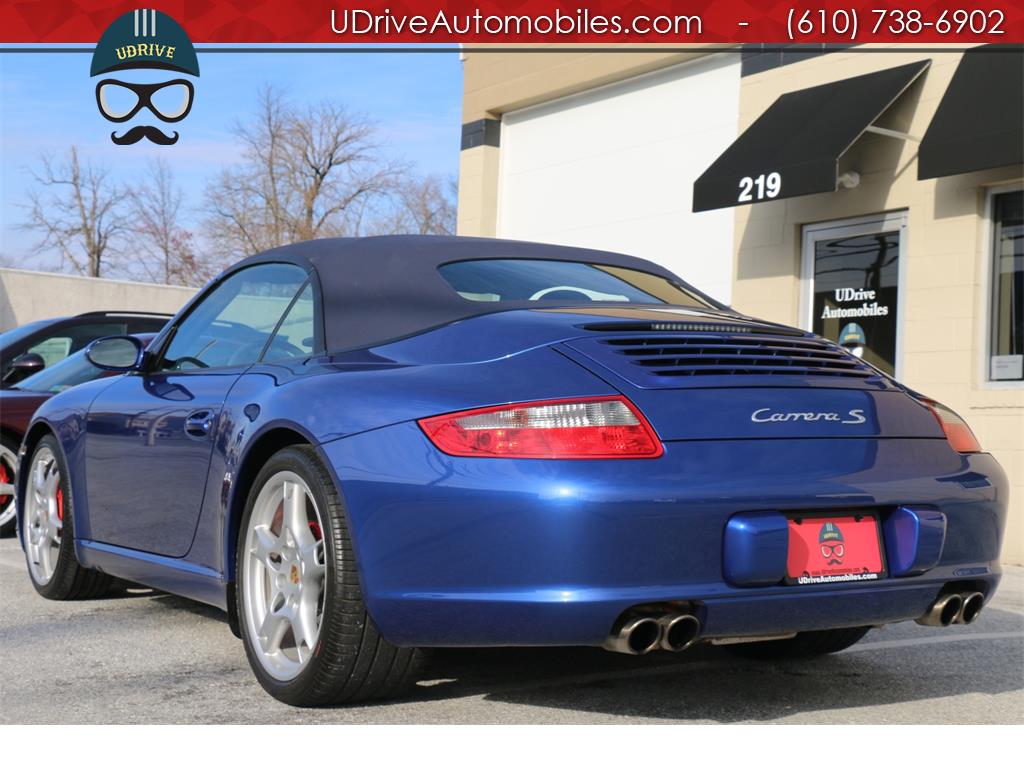 2006 Porsche 911 997 S Cabriolet 6 Speed Blue Top Sport Chrono   - Photo 17 - West Chester, PA 19382