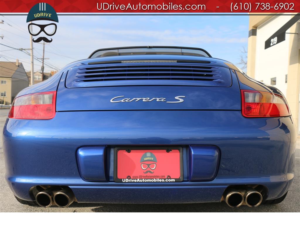 2006 Porsche 911 997 S Cabriolet 6 Speed Blue Top Sport Chrono   - Photo 15 - West Chester, PA 19382