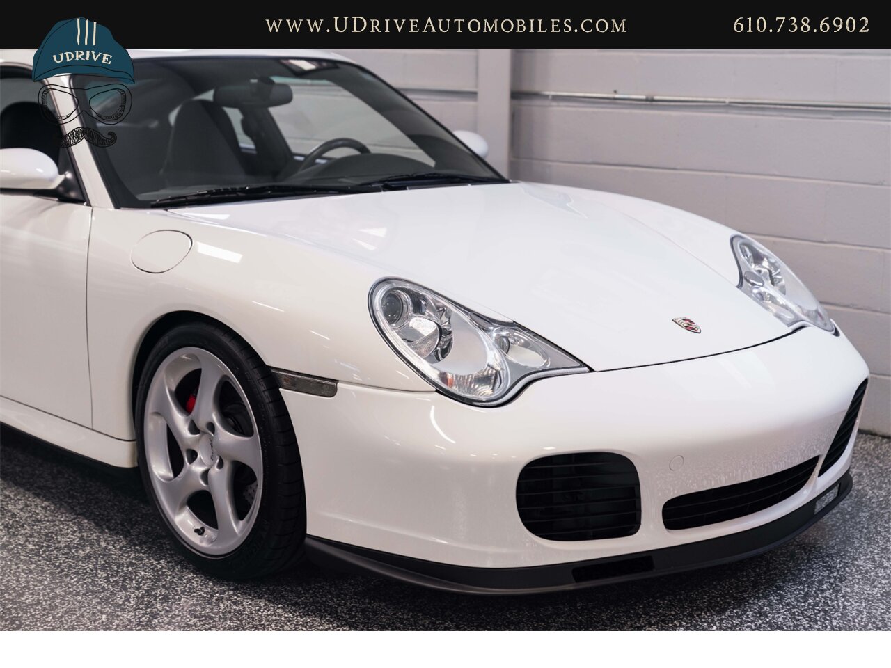 2004 Porsche 911 Turbo 996 6 Speed Carrara White over Black  White Vent Slats White Gauge Surround - Photo 15 - West Chester, PA 19382