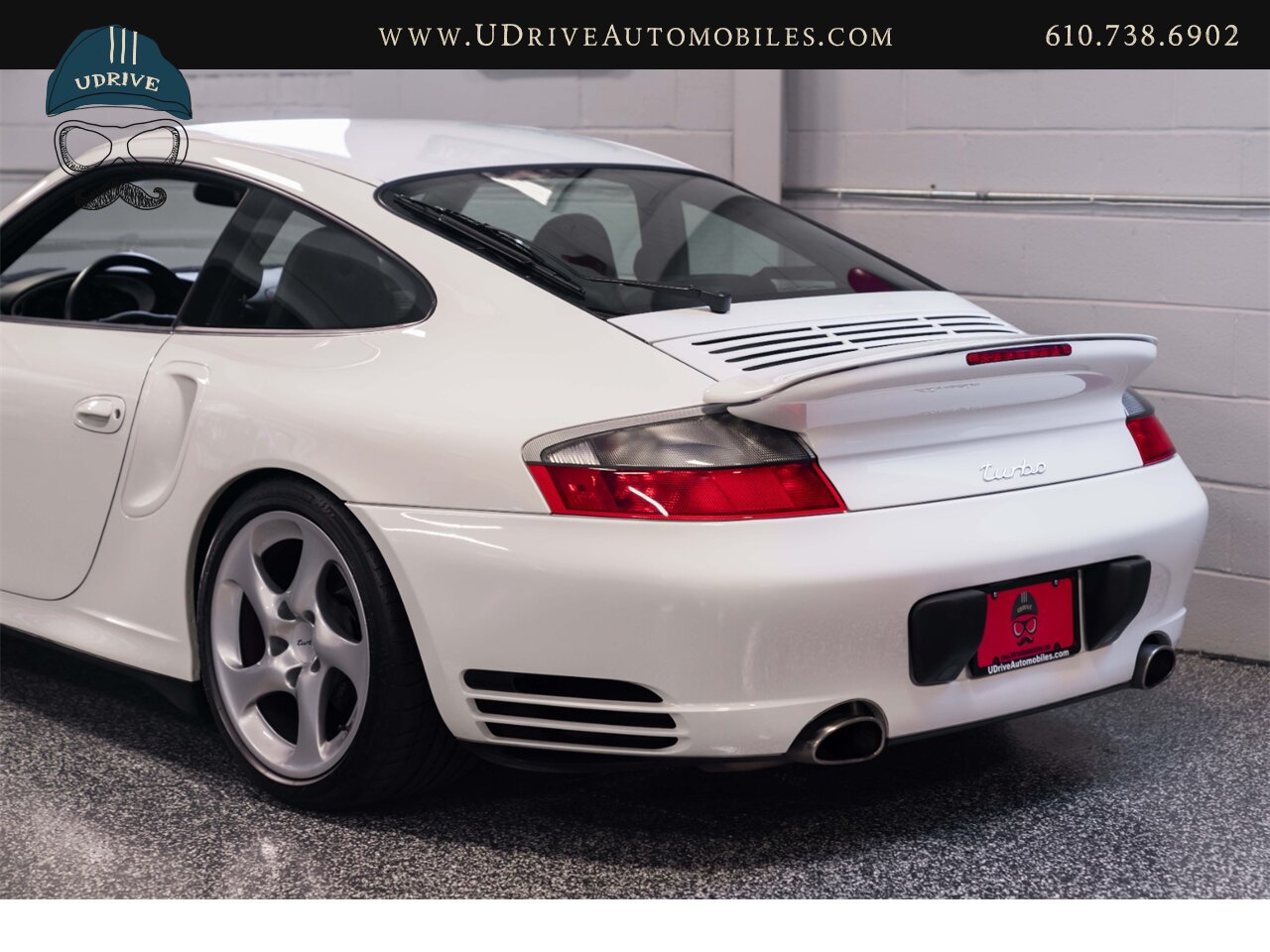 2004 Porsche 911 Turbo 996 6 Speed Carrara White over Black  White Vent Slats White Gauge Surround - Photo 23 - West Chester, PA 19382