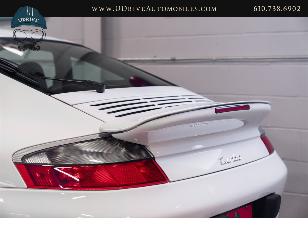 2004 Porsche 911 Turbo 996 6 Speed Carrara White over Black  White Vent Slats White Gauge Surround - Photo 24 - West Chester, PA 19382