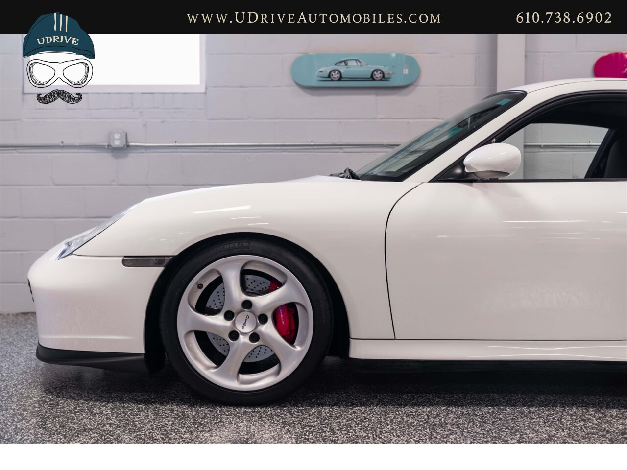 2004 Porsche 911 Turbo 996 6 Speed Carrara White over Black  White Vent Slats White Gauge Surround - Photo 9 - West Chester, PA 19382