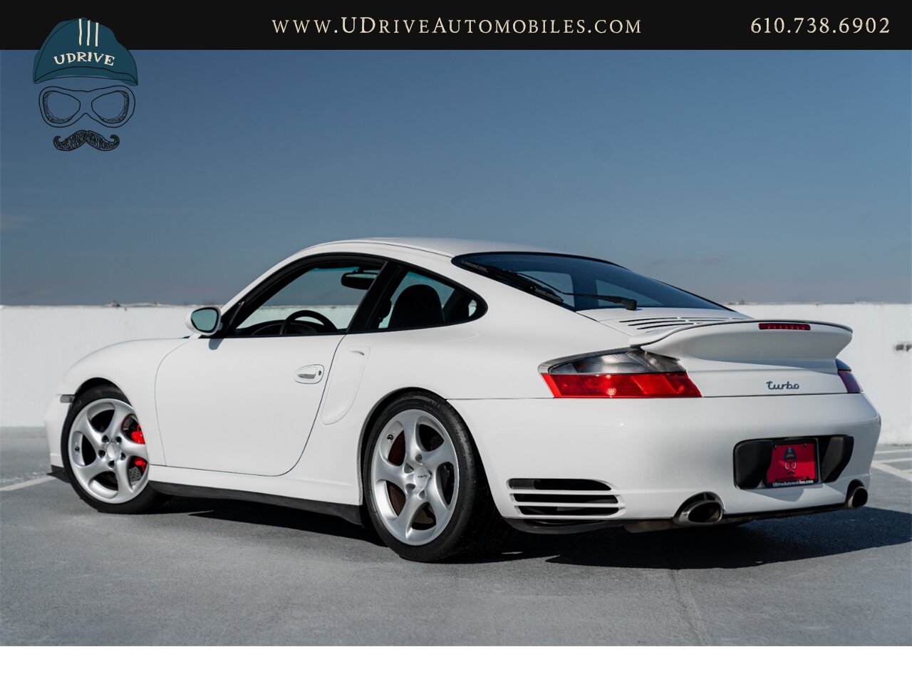 2004 Porsche 911 Turbo 996 6 Speed Carrara White over Black  White Vent Slats White Gauge Surround - Photo 5 - West Chester, PA 19382