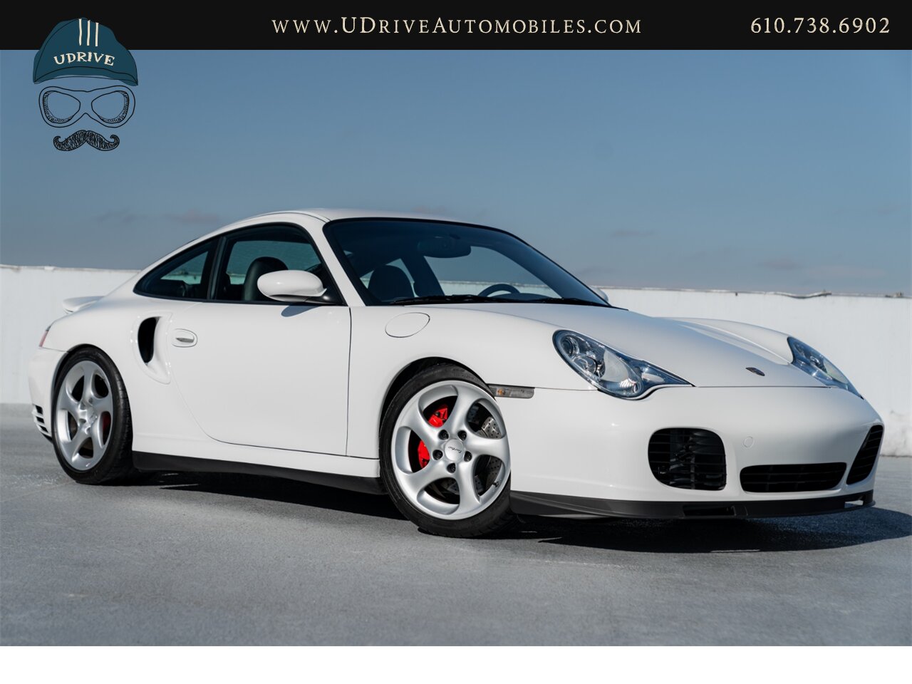 2004 Porsche 911 Turbo 996 6 Speed Carrara White over Black  White Vent Slats White Gauge Surround - Photo 4 - West Chester, PA 19382