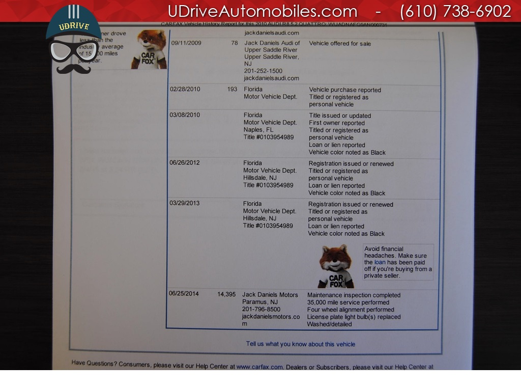 2010 Audi R8 5.2 quattro   - Photo 38 - West Chester, PA 19382