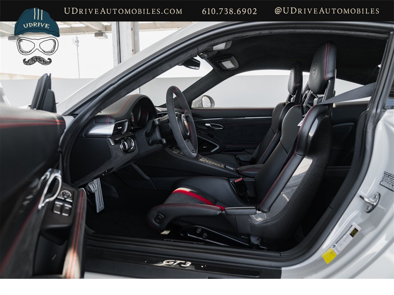 2018 Porsche 911 GT3  6 Speed Carbon Bucket Seats PCCB FAL Red Stitching Full Body PPF - Photo 35 - West Chester, PA 19382