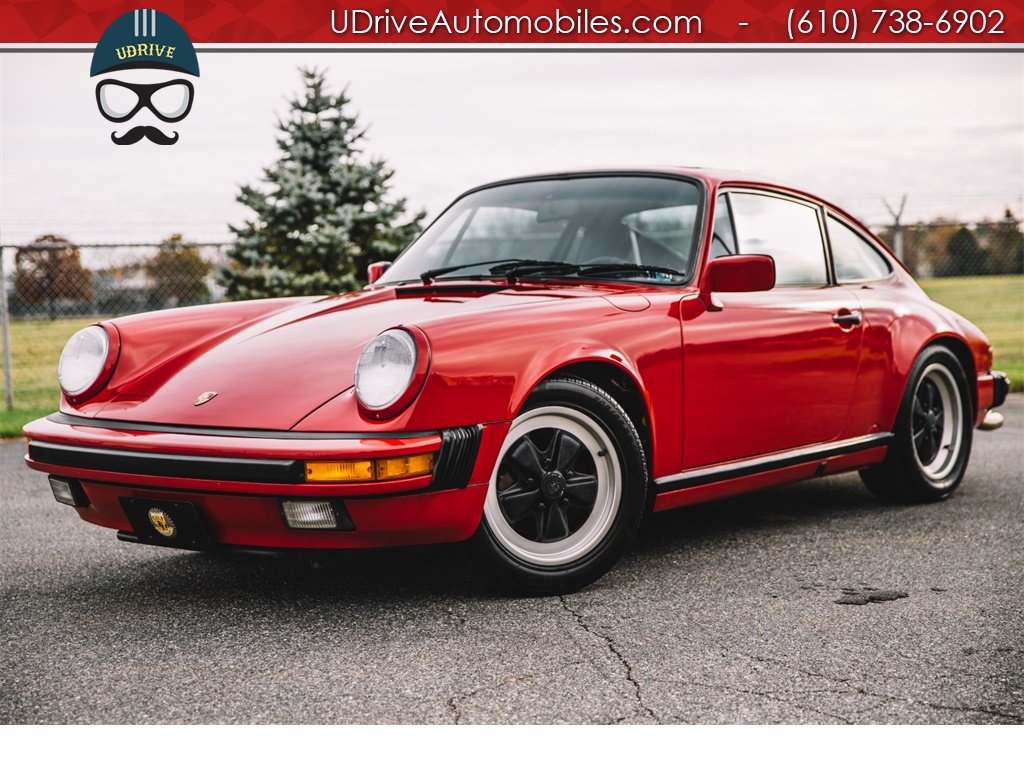 1987 Porsche 911 Carrera Carmine Red Service History G50   - Photo 2 - West Chester, PA 19382