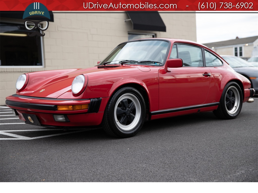 1987 Porsche 911 Carrera Carmine Red Service History G50   - Photo 8 - West Chester, PA 19382