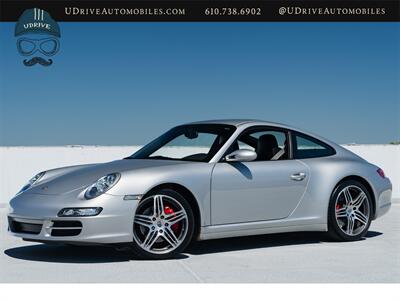 2008 Porsche 911 Carrera 4S  997 6 Speed Sport Exhaust Turbo Wheels Red Tails Silver Belts Detailed Serv Hist Coupe