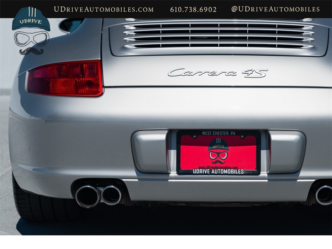 2008 Porsche 911 Carrera 4S  997 6 Speed Sport Exhaust Turbo Wheels Red Tails Silver Belts Detailed Serv Hist - Photo 25 - West Chester, PA 19382