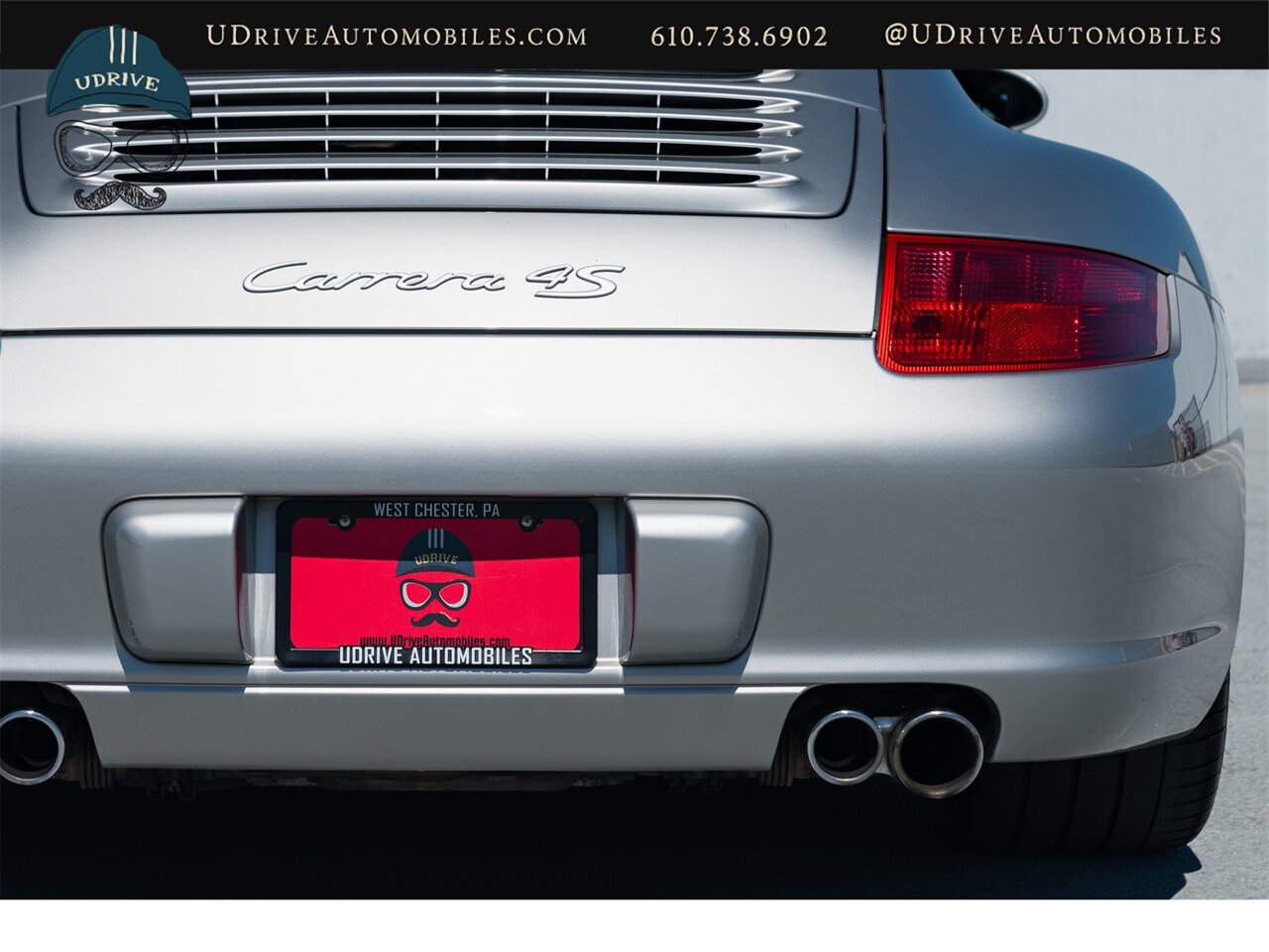 2008 Porsche 911 Carrera 4S  997 6 Speed Sport Exhaust Turbo Wheels Red Tails Silver Belts Detailed Serv Hist - Photo 22 - West Chester, PA 19382