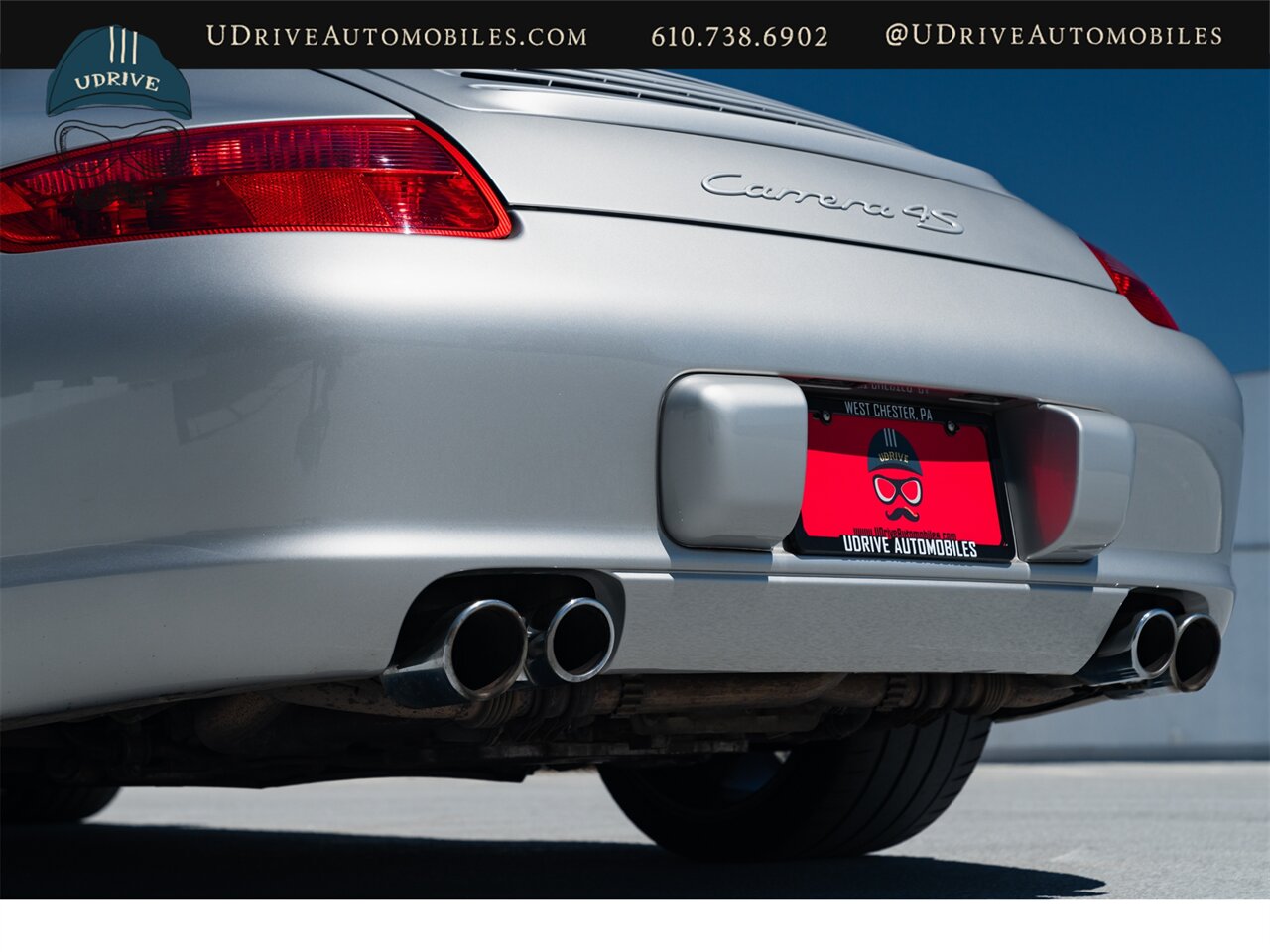 2008 Porsche 911 Carrera 4S  997 6 Speed Sport Exhaust Turbo Wheels Red Tails Silver Belts Detailed Serv Hist - Photo 26 - West Chester, PA 19382