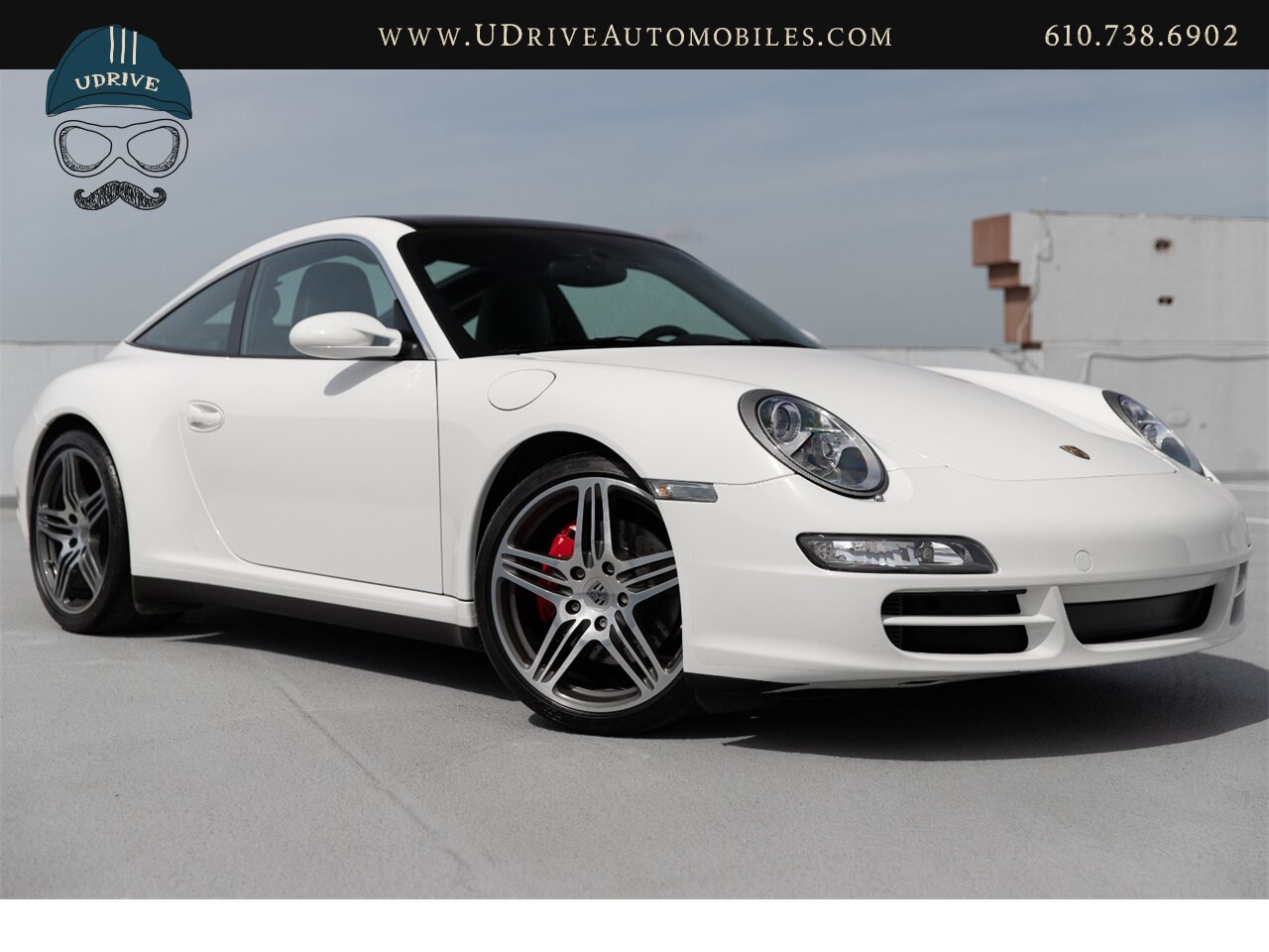 2007 Porsche 911 Targa 4S 6 Speed 997 Carrara White Sport Chrono  Full Lthr Interior Sport Seats Pntd Console Turbo Whls Wht Dials - Photo 5 - West Chester, PA 19382