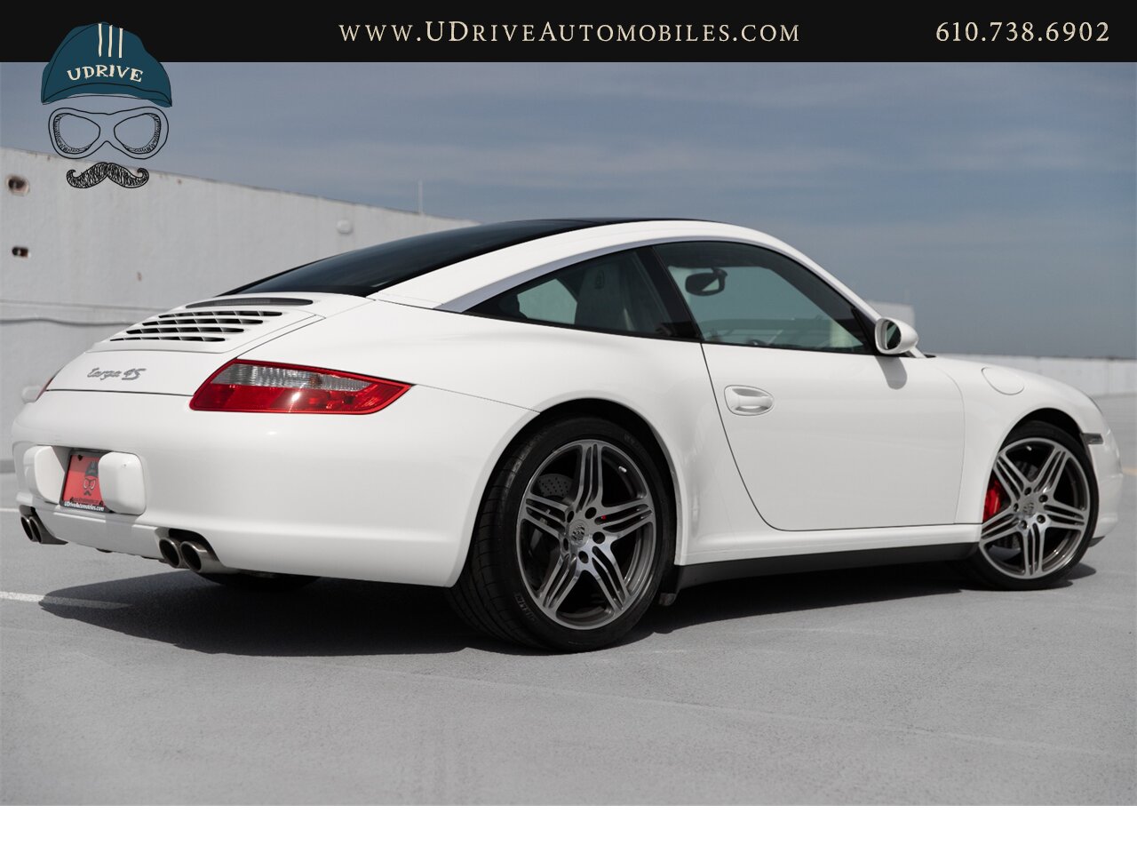 2007 Porsche 911 Targa 4S 6 Speed 997 Carrara White Sport Chrono  Full Lthr Interior Sport Seats Pntd Console Turbo Whls Wht Dials - Photo 4 - West Chester, PA 19382