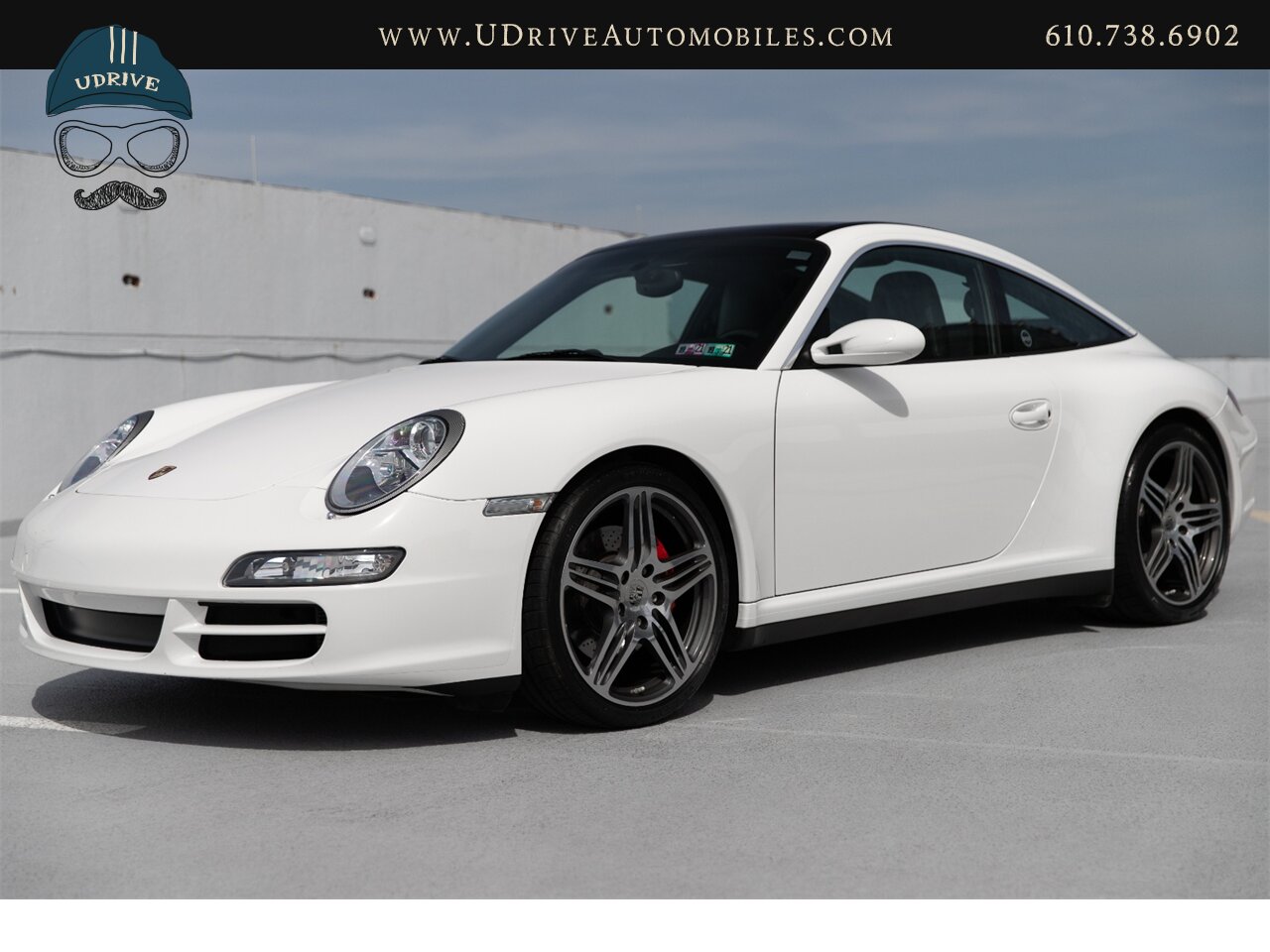 2007 Porsche 911 Targa 4S 6 Speed 997 Carrara White Sport Chrono  Full Lthr Interior Sport Seats Pntd Console Turbo Whls Wht Dials - Photo 11 - West Chester, PA 19382