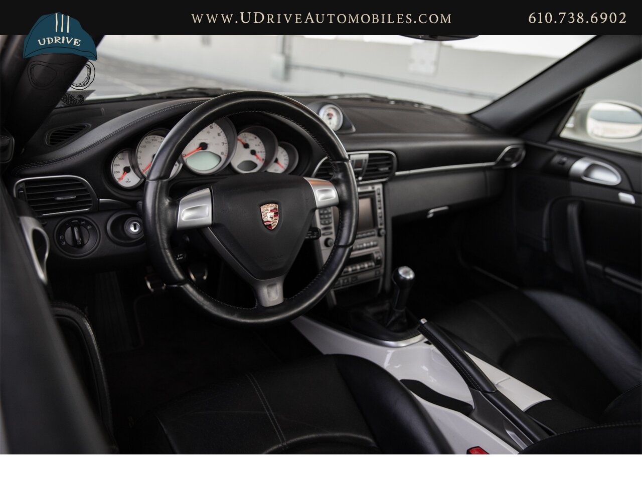 2007 Porsche 911 Targa 4S 6 Speed 997 Carrara White Sport Chrono  Full Lthr Interior Sport Seats Pntd Console Turbo Whls Wht Dials - Photo 8 - West Chester, PA 19382